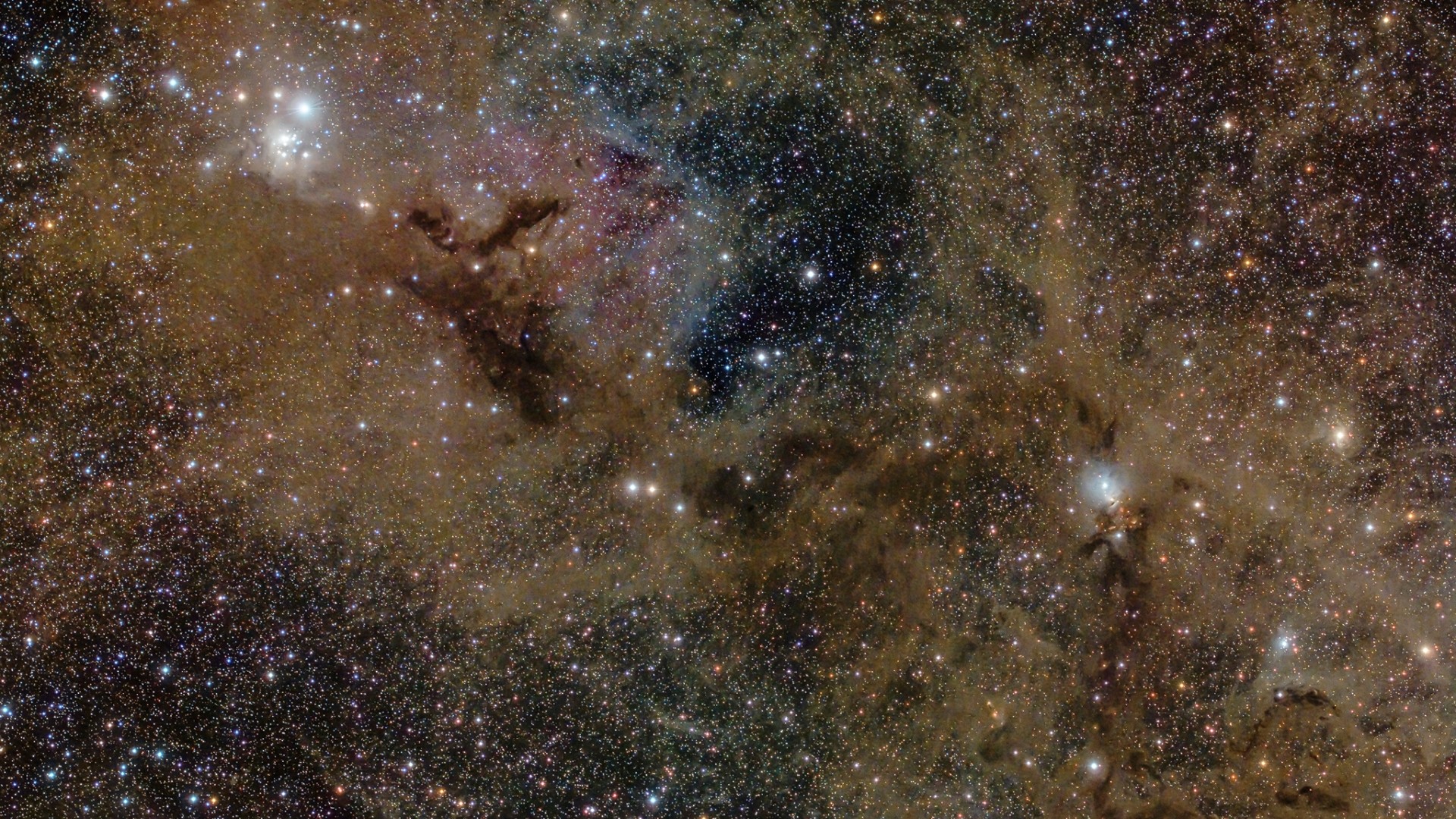 Galaxy Space NASA Dust Cloud 1920x1080