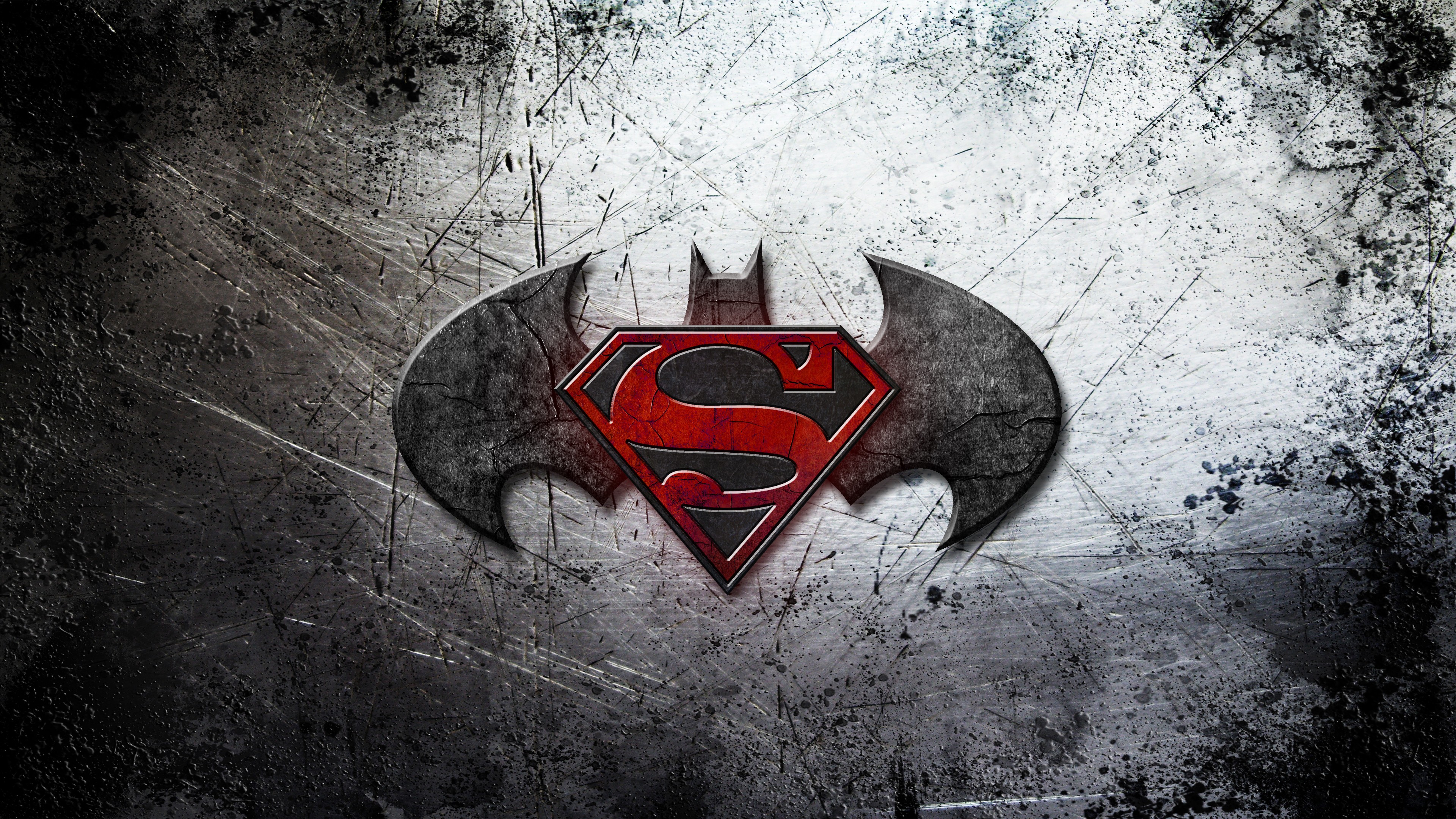 Movies Batman V Superman Dawn Of Justice Logo Grunge 3840x2160