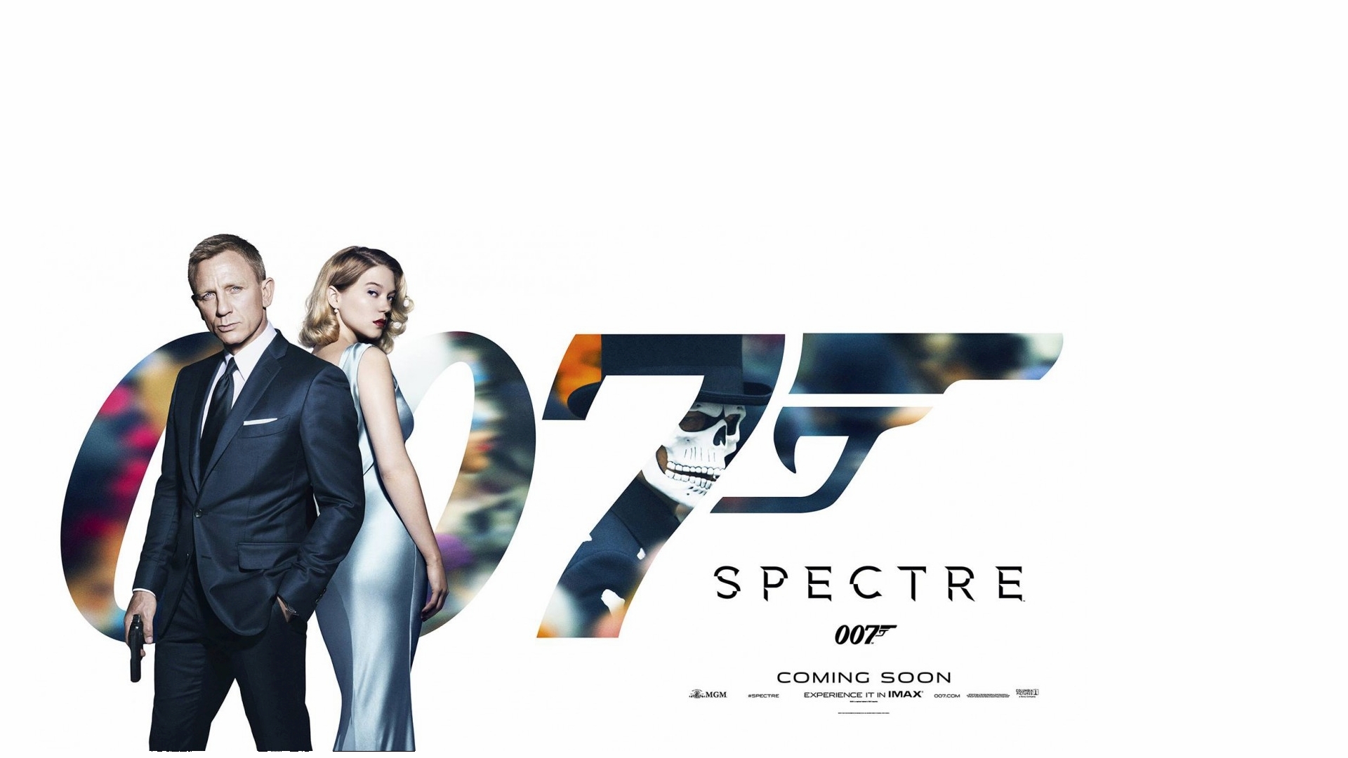 James Bond Daniel Craig Lea Seydoux Spectre Movie 1920x1080