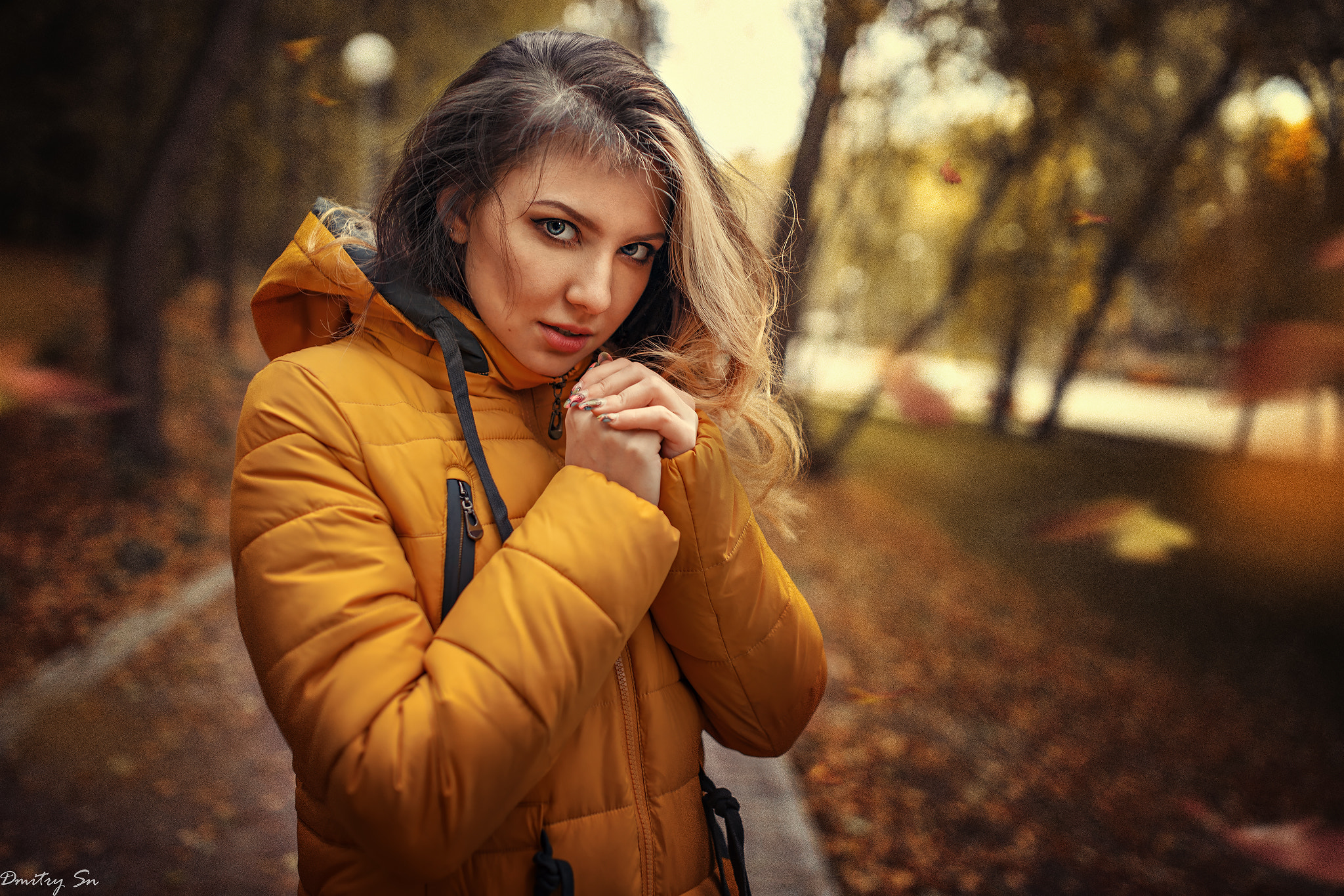 Model Women Portrait Photography 500px Orange Jacket Jacket Dmitry Shulgin Kristina 2048x1365