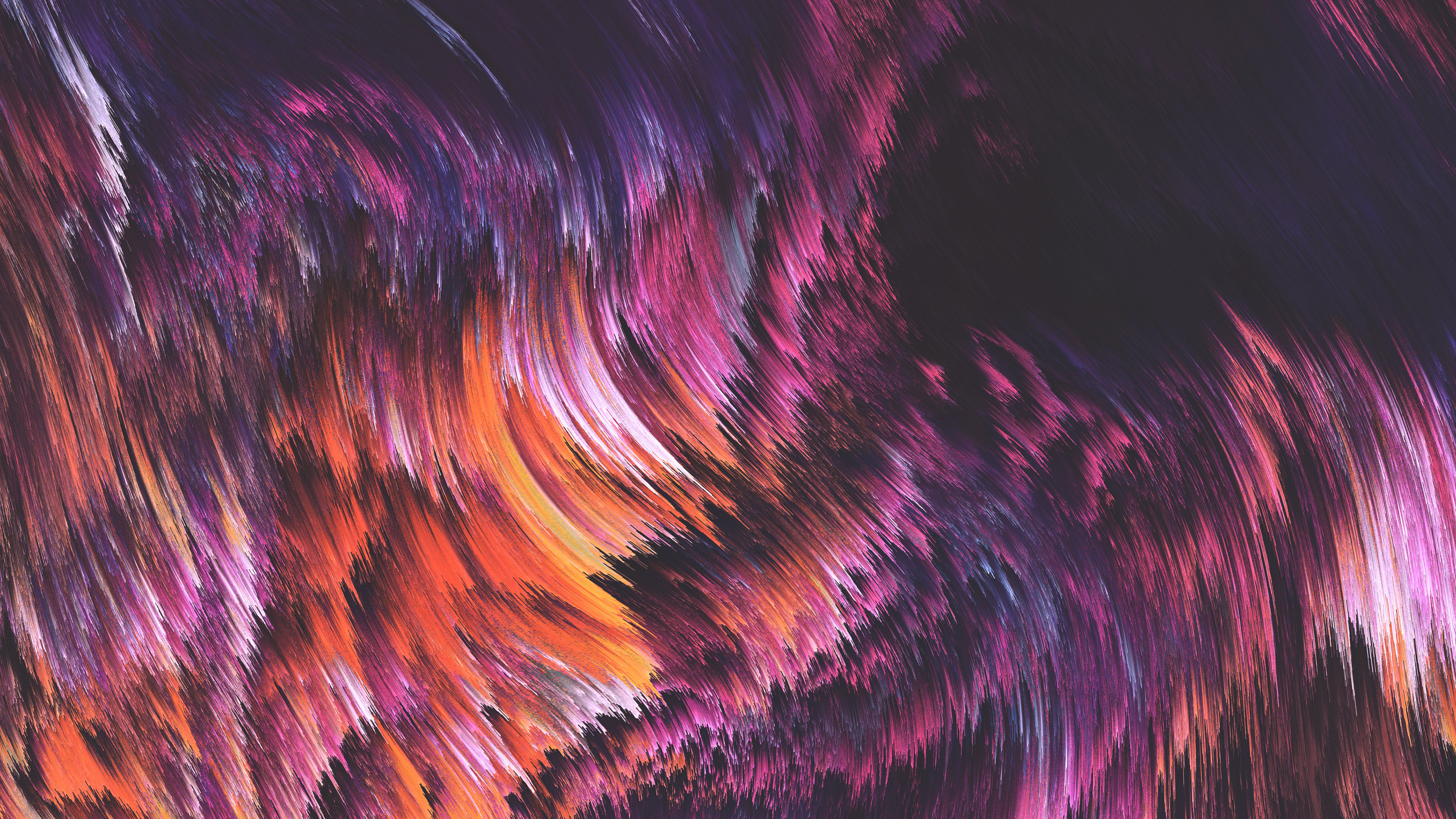 Aeforia Abstract Lines Pixel Sorting Simple Colorful 4800x2700