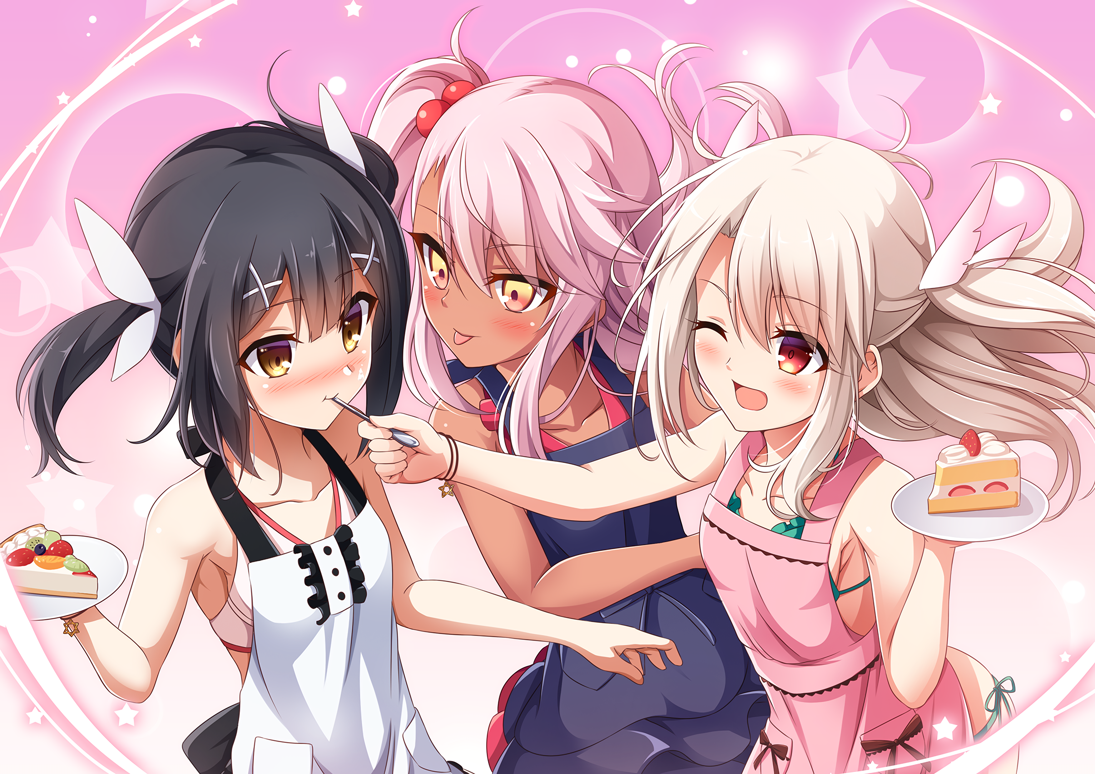 Anime Anime Girls Fate Series Fate Kaleid Liner Prisma Illya Illyasviel Von Einzbern Chloe Von Einzb 3506x2480