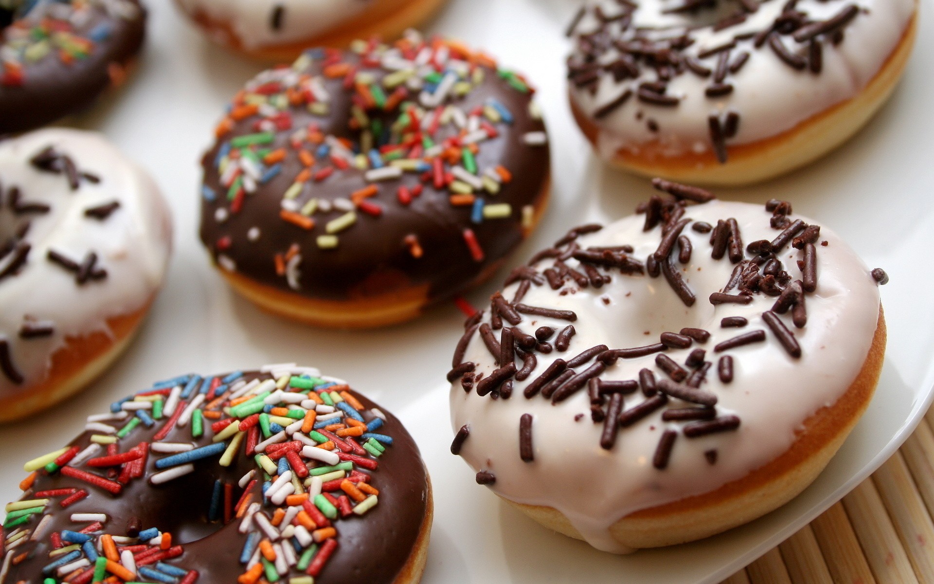 Donut Sprinkles Food Sweets 1920x1200