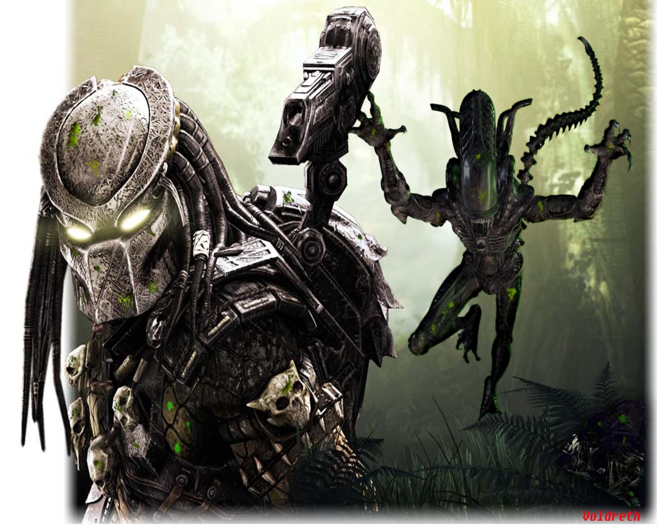 Alien Vs Predator Movie Alien Predator 1280x1024