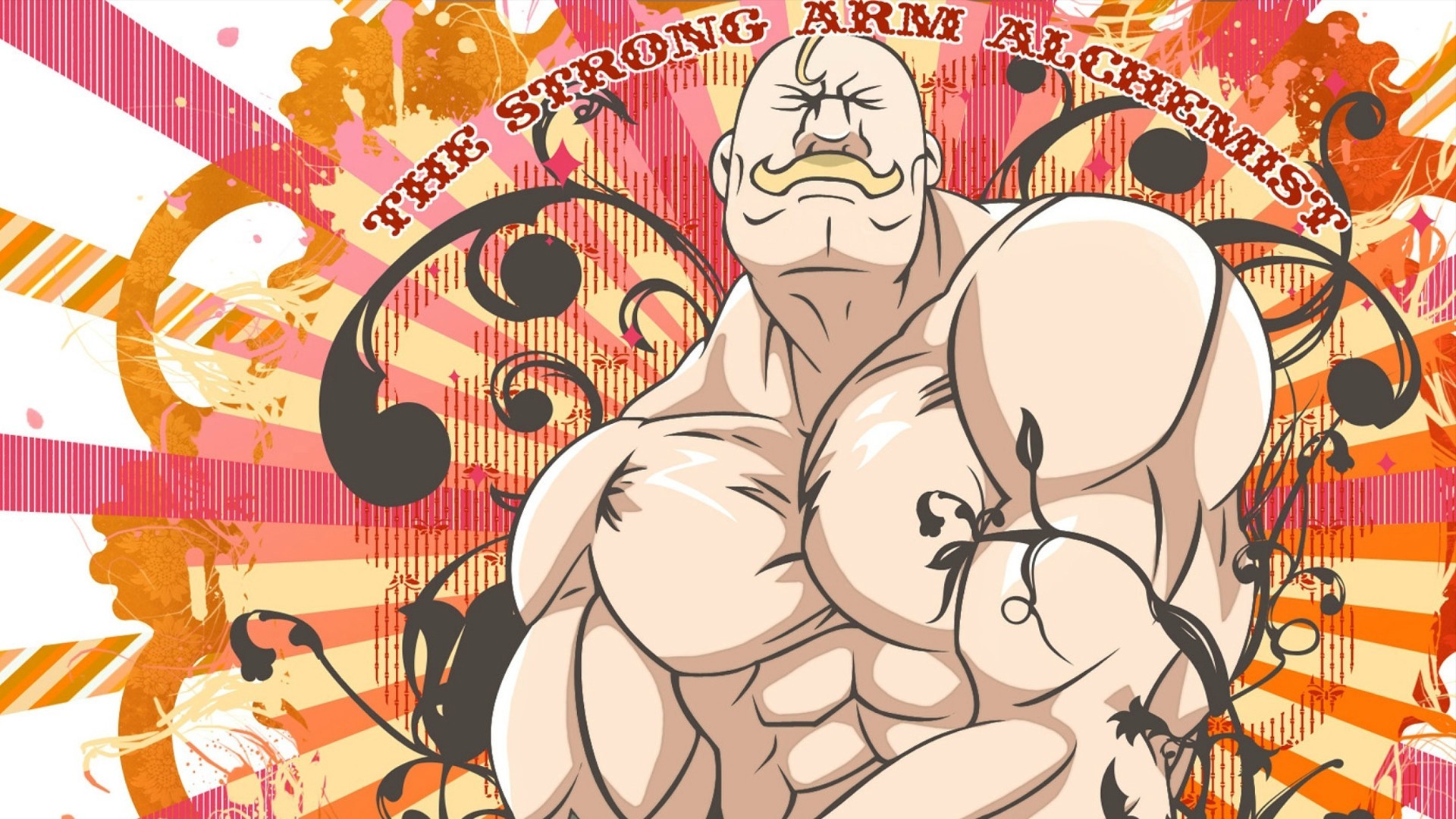 Full Metal Alchemist Brotherhood Anime Anime Men Beard Muscles 1920x1080