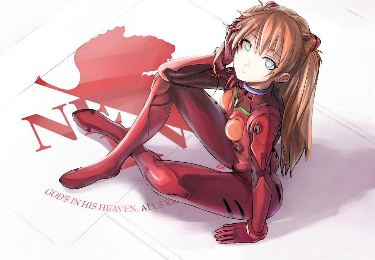 Anime Anime Girls Neon Genesis Evangelion Asuka Langley Soryu Nerv Hair Ornament Armor 1280x887