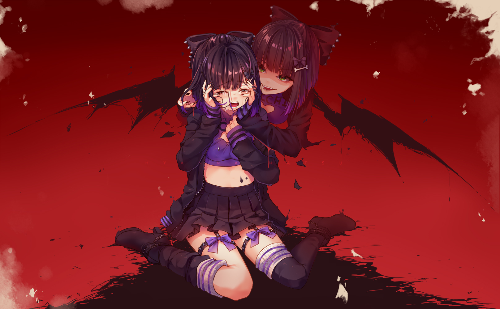 Demon Emotion Original Characters Anime Girls Anime 1616x1000