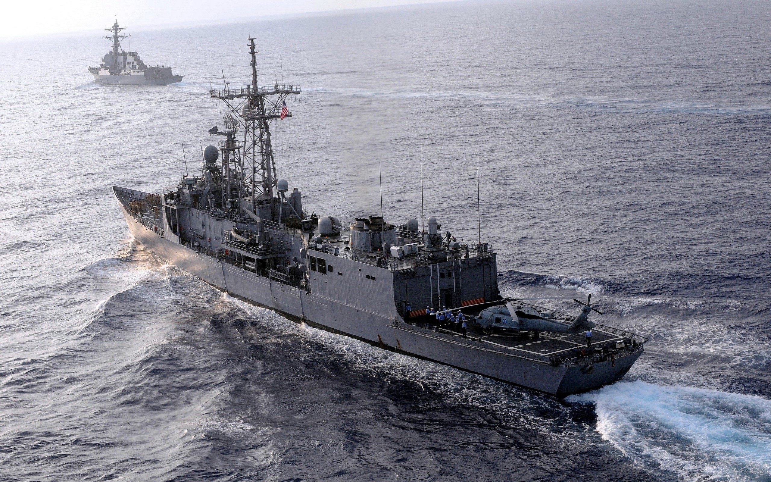 Warship Frigates Navy Military Ship Vehicle 2560x1600