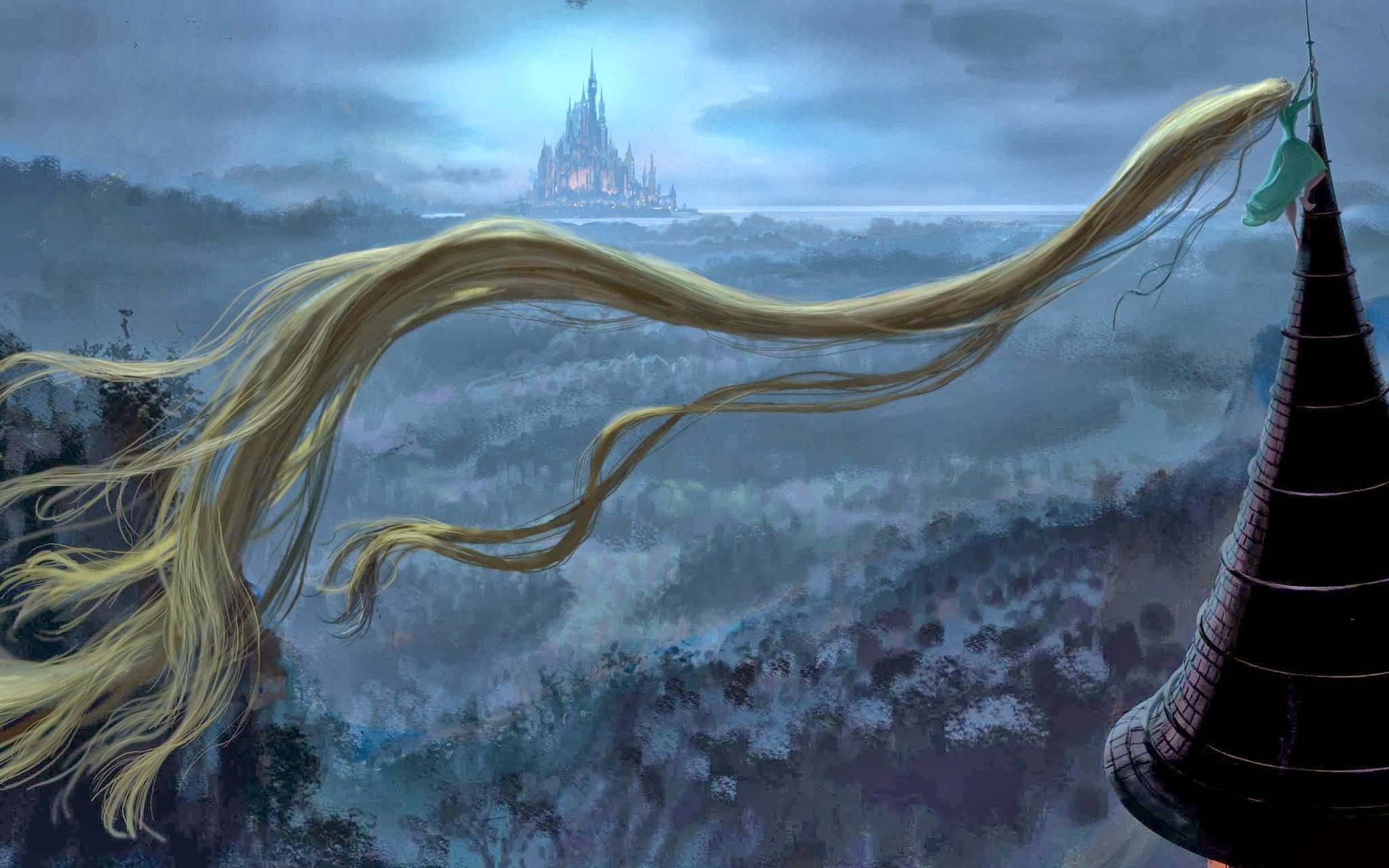 Fantasy Art Rapunzel 2048x1280