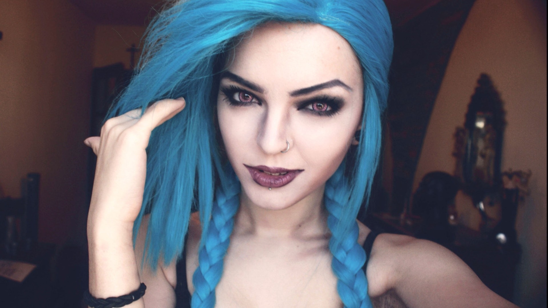 Andrasta Jinx League Of Legends Cosplay 1920x1080