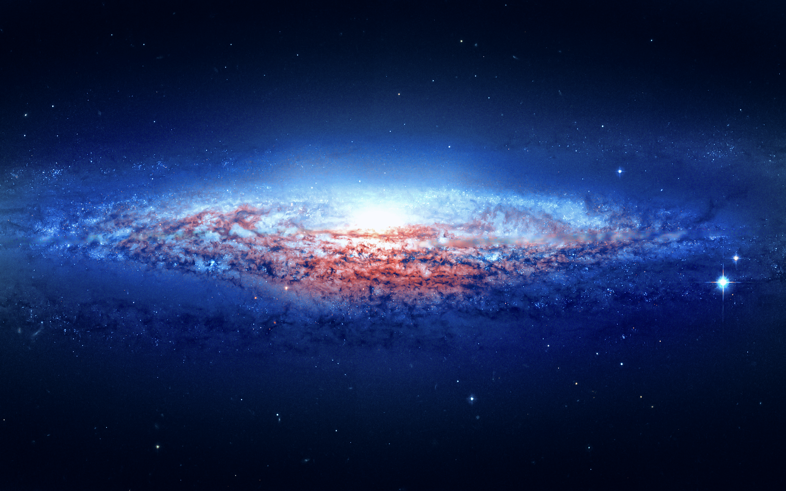 Space Galaxy Andromeda Stars Space Art Digital Art 2560x1600