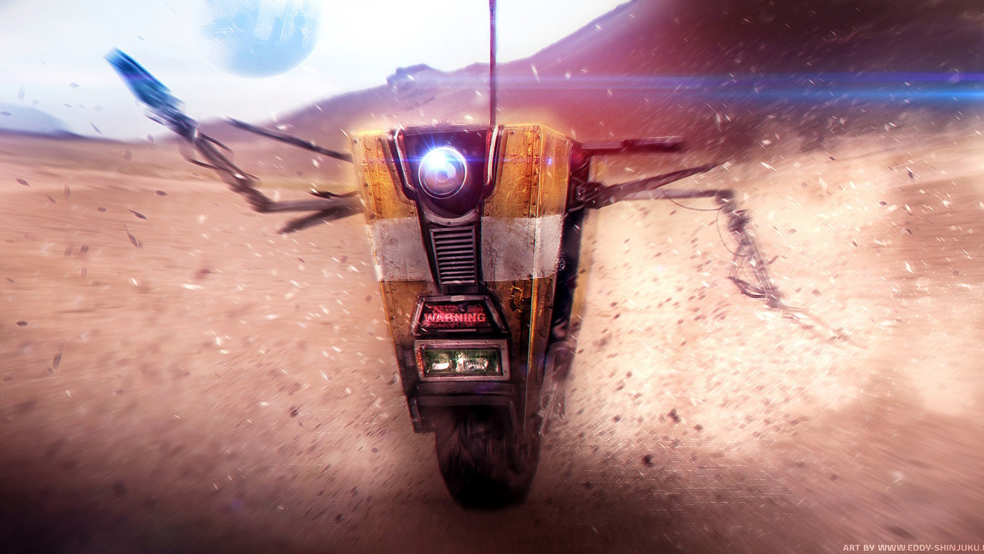 Video Games PC Gaming Video Game Art Claptrap 1920x1080