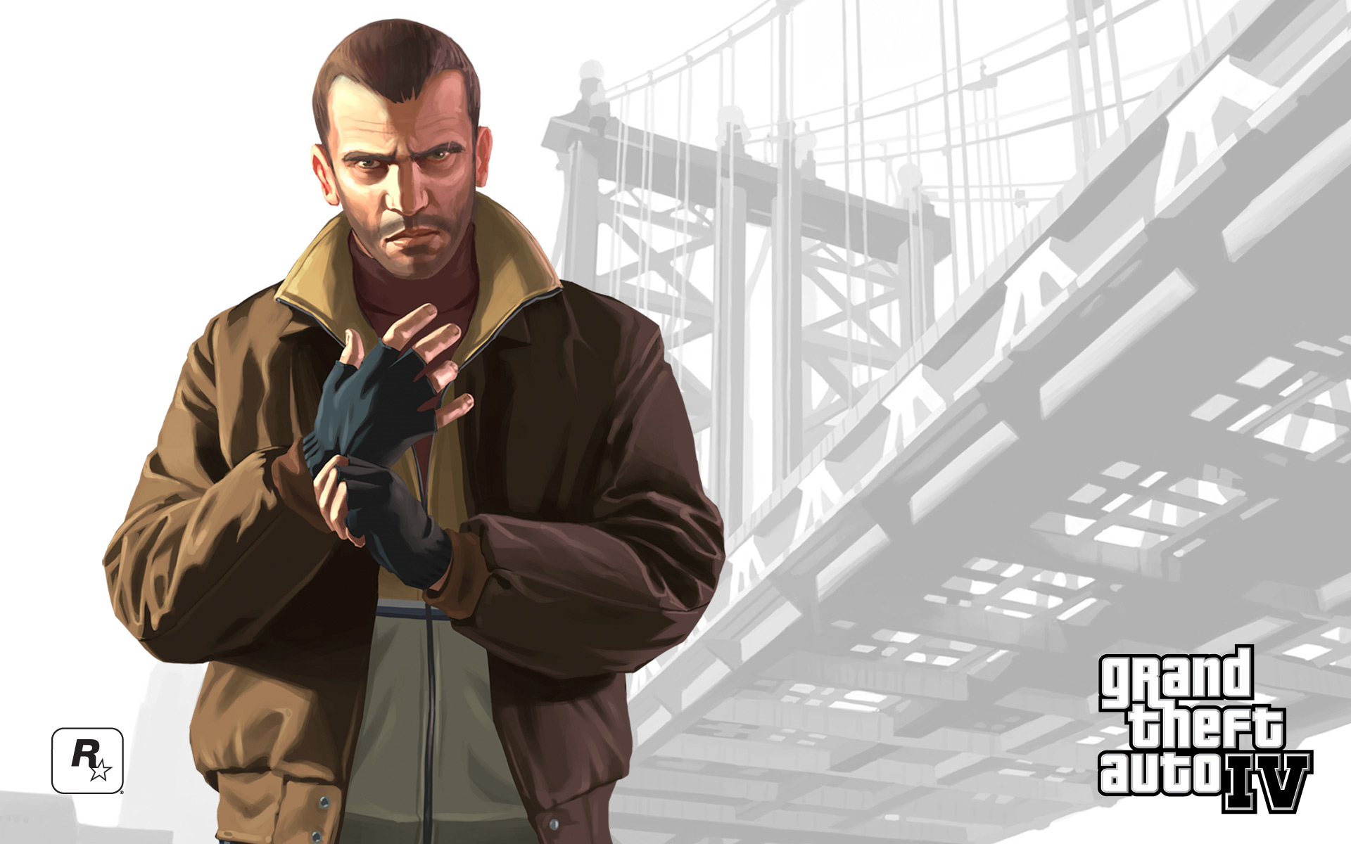 Niko Bellic Video Games Grand Theft Auto IV Grand Theft Auto Rockstar Games Artwork 1920x1200