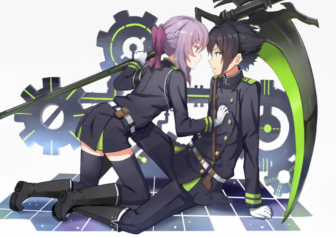 Hiiragi Shinoa Owari No Seraph 1300x918