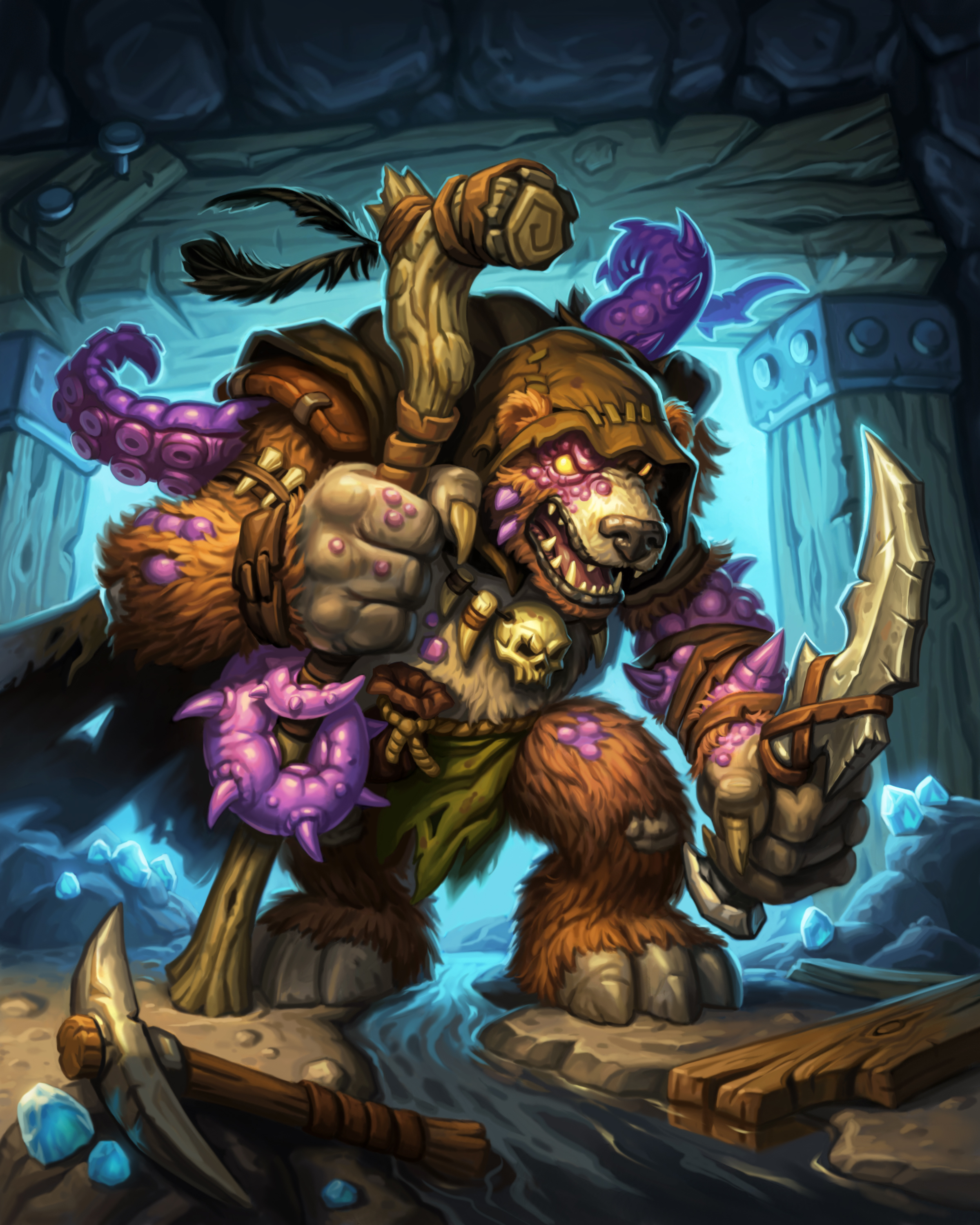 Hearthstone Heroes Of Warcraft Hearthstone Kobolds And Catacombs PC Gaming Video Games 2400x3000