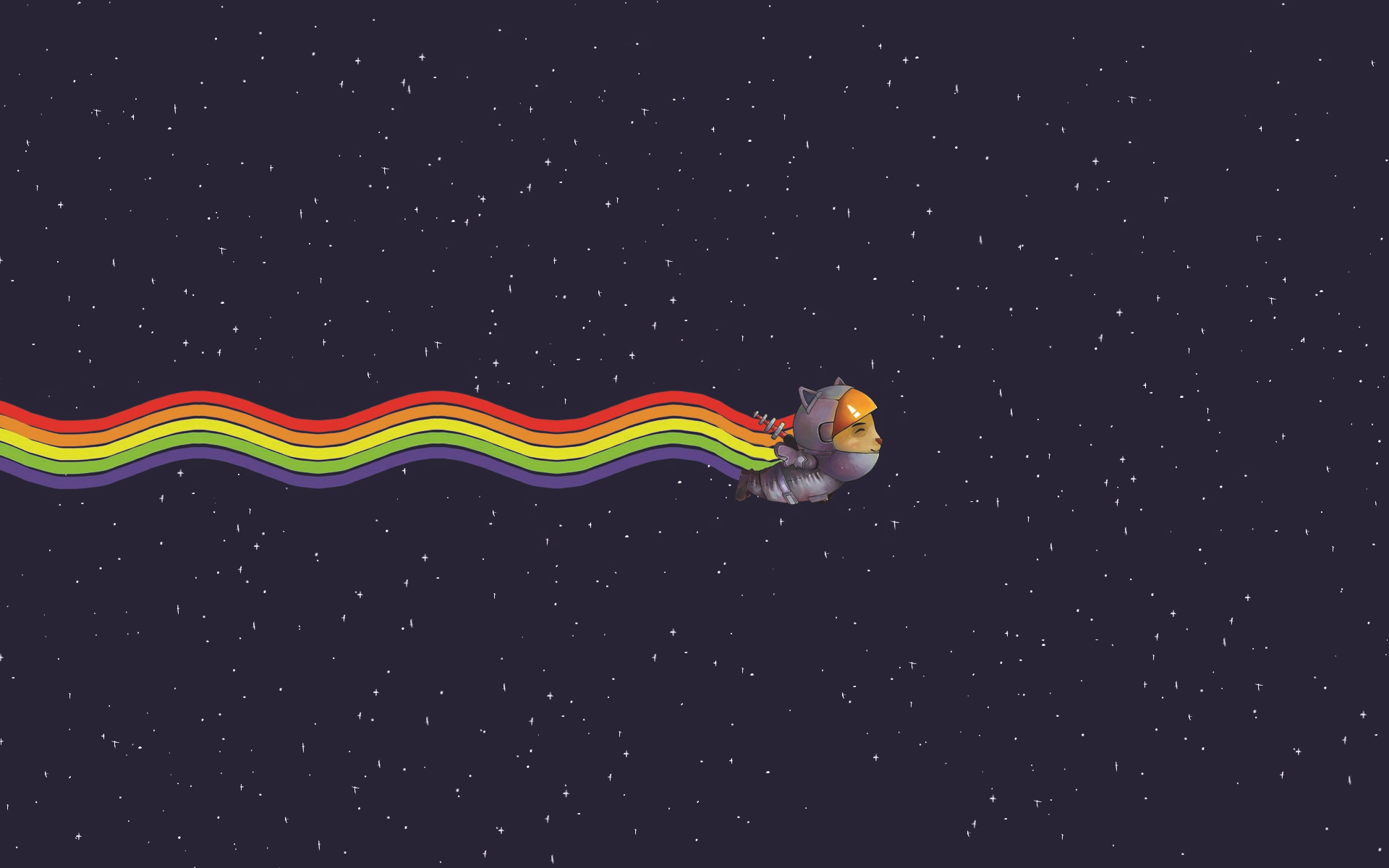 Digital Art Rainbows Nyan Cat 1920x1200