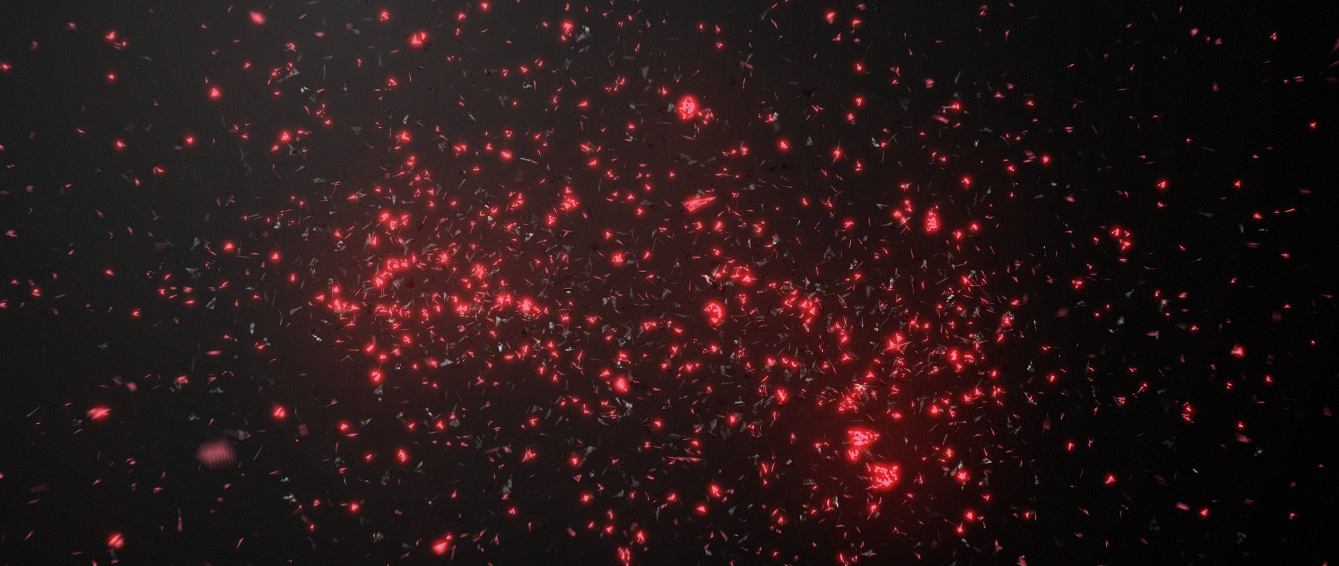 Neon Plexus Colorful Red Particle Glowing 1920x812