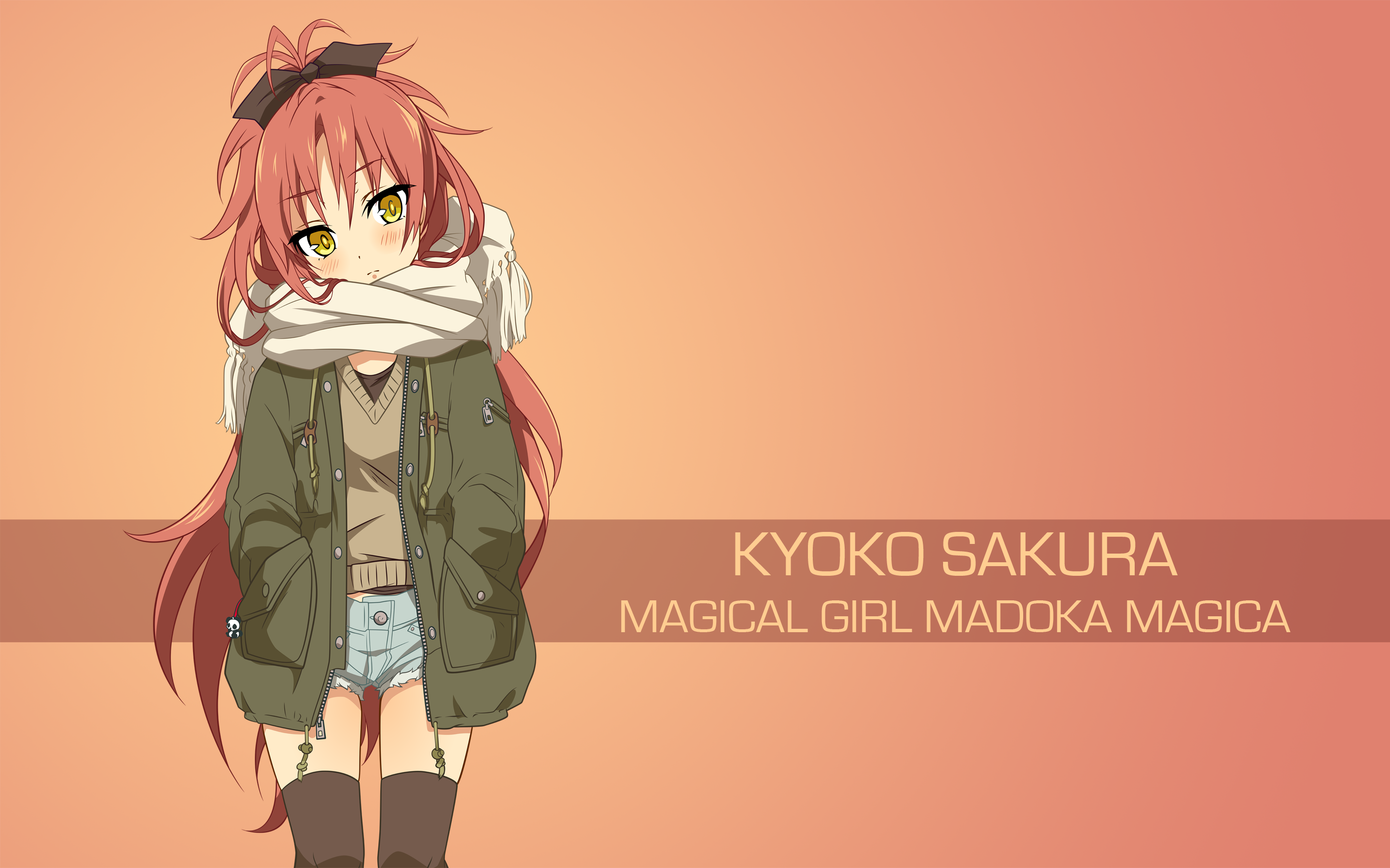 Mahou Shoujo Madoka Magica Sakura Kyoko Anime Girls 2880x1800