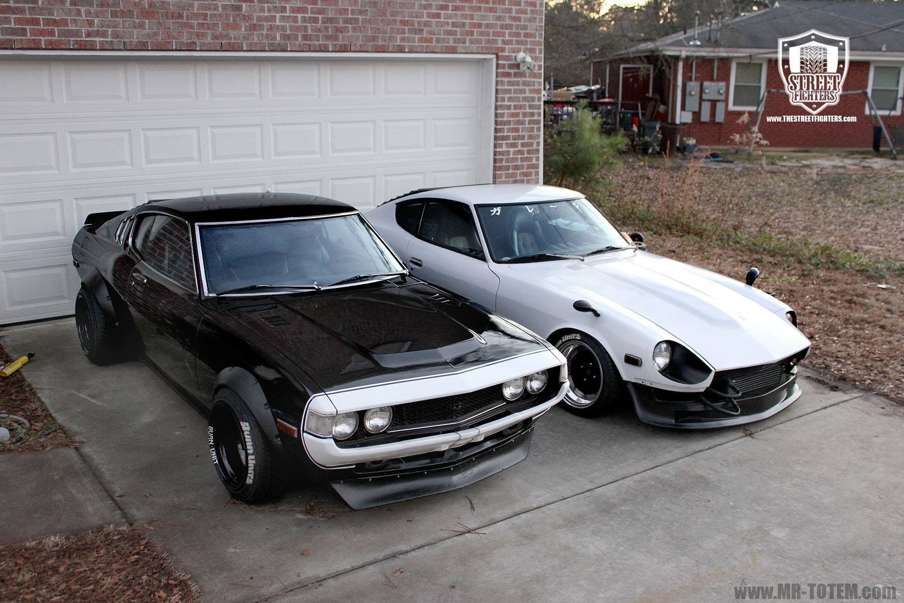 Car Nissan Vehicle Black Cars White Cars Nissan S30 Toyota Celica 1814x1210