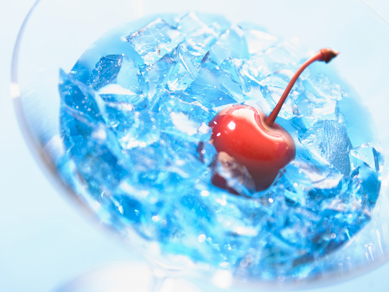Fruit Cherry Ice Cube Water 1600x1200