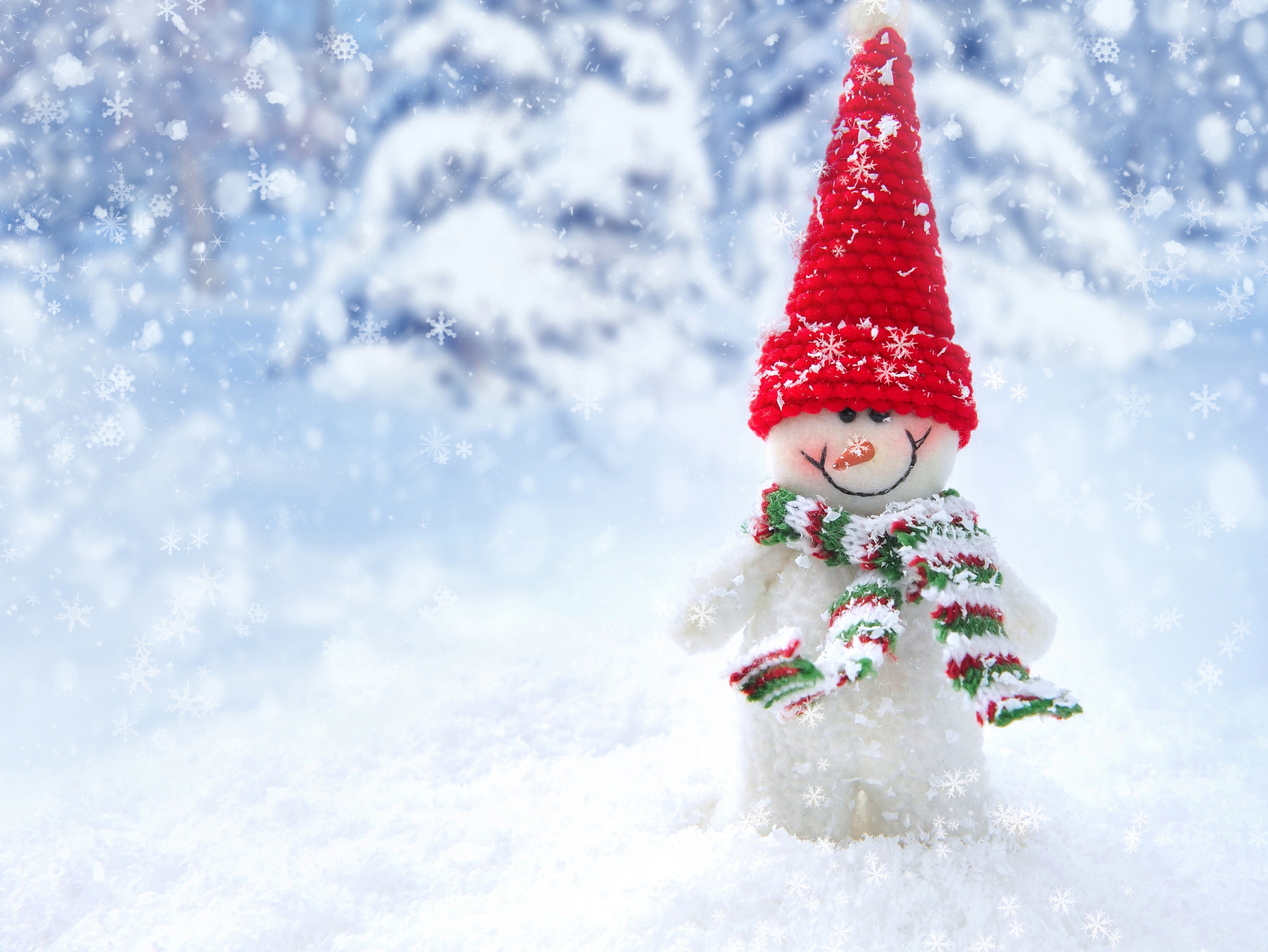 Christmas Hat Snowmen 5000x3756