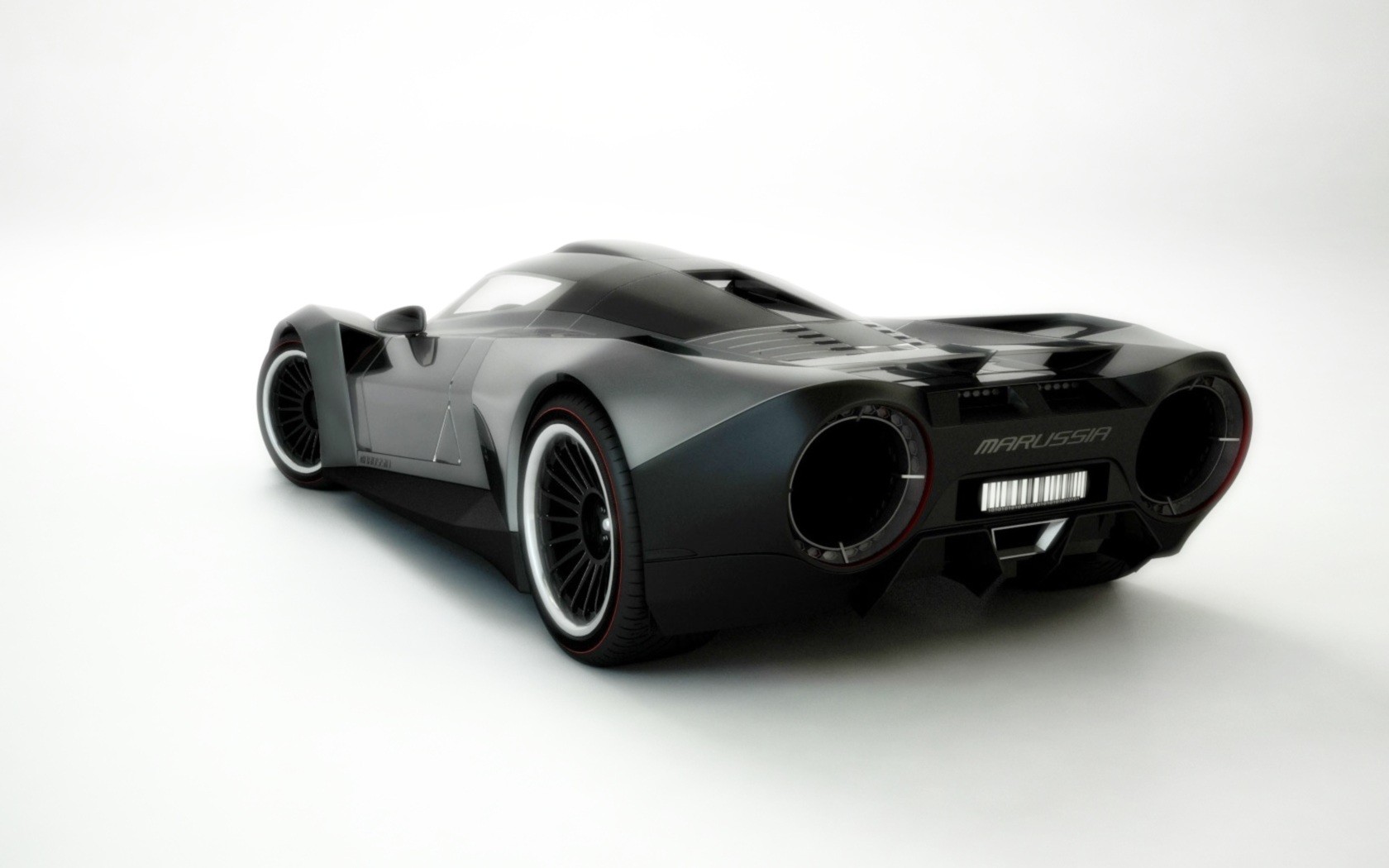 Car Marussia Simple Background White Background Black Cars Vehicle 1680x1050