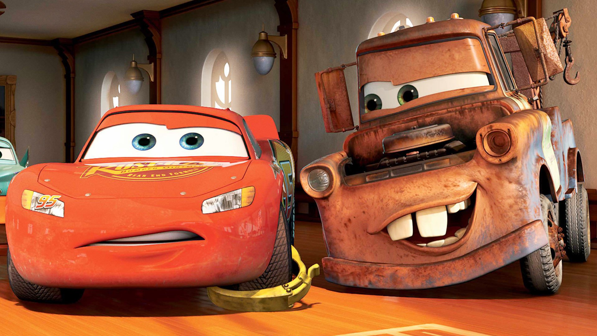 Mater Cars Lightning McQueen Pixar 1920x1080