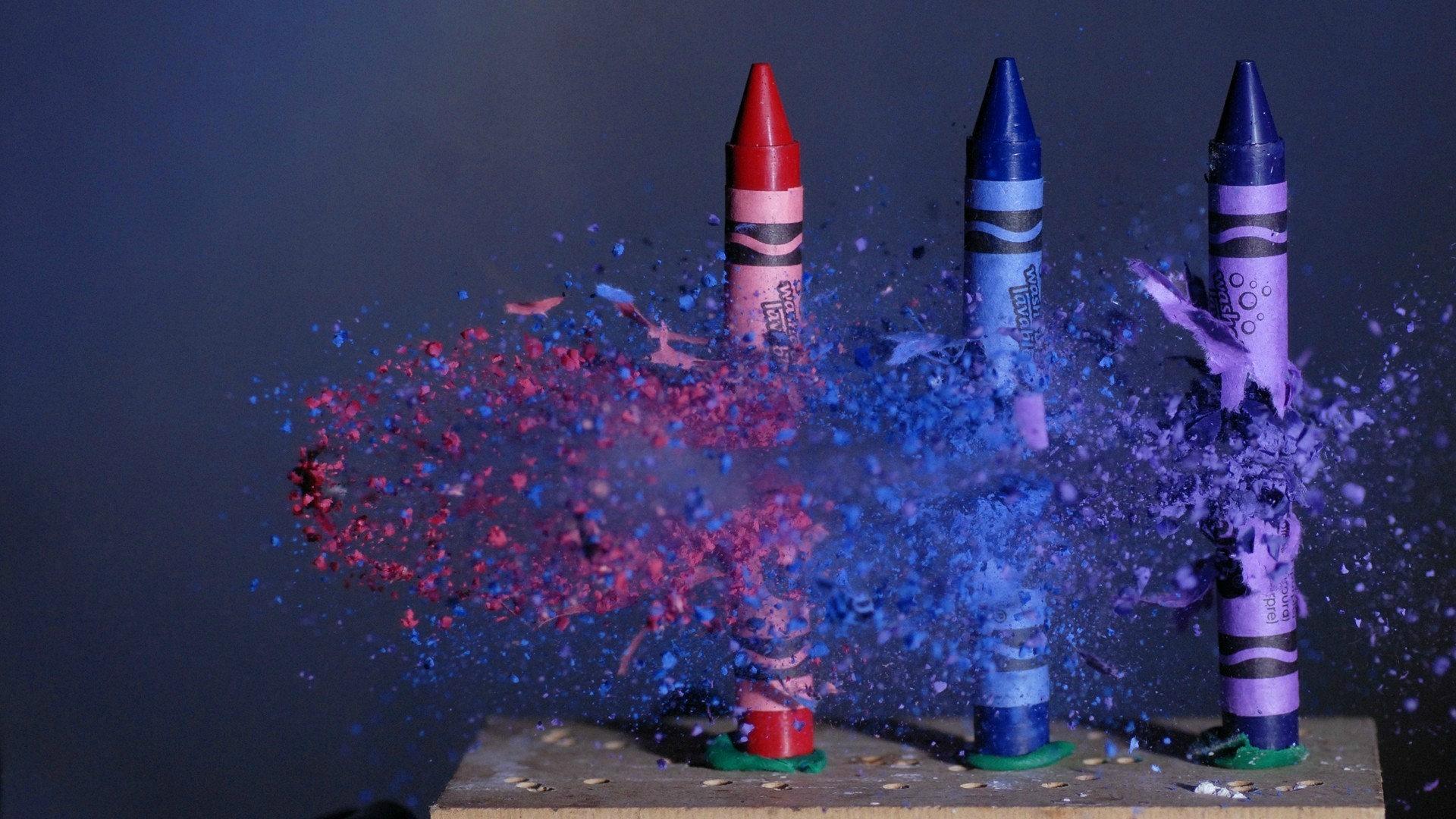 Crayons Ammunition Freeze Frame Shattered 1920x1080