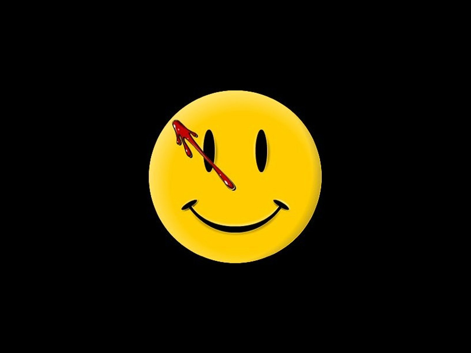 Watchmen Happy Face Smiley Simple Background 1600x1200