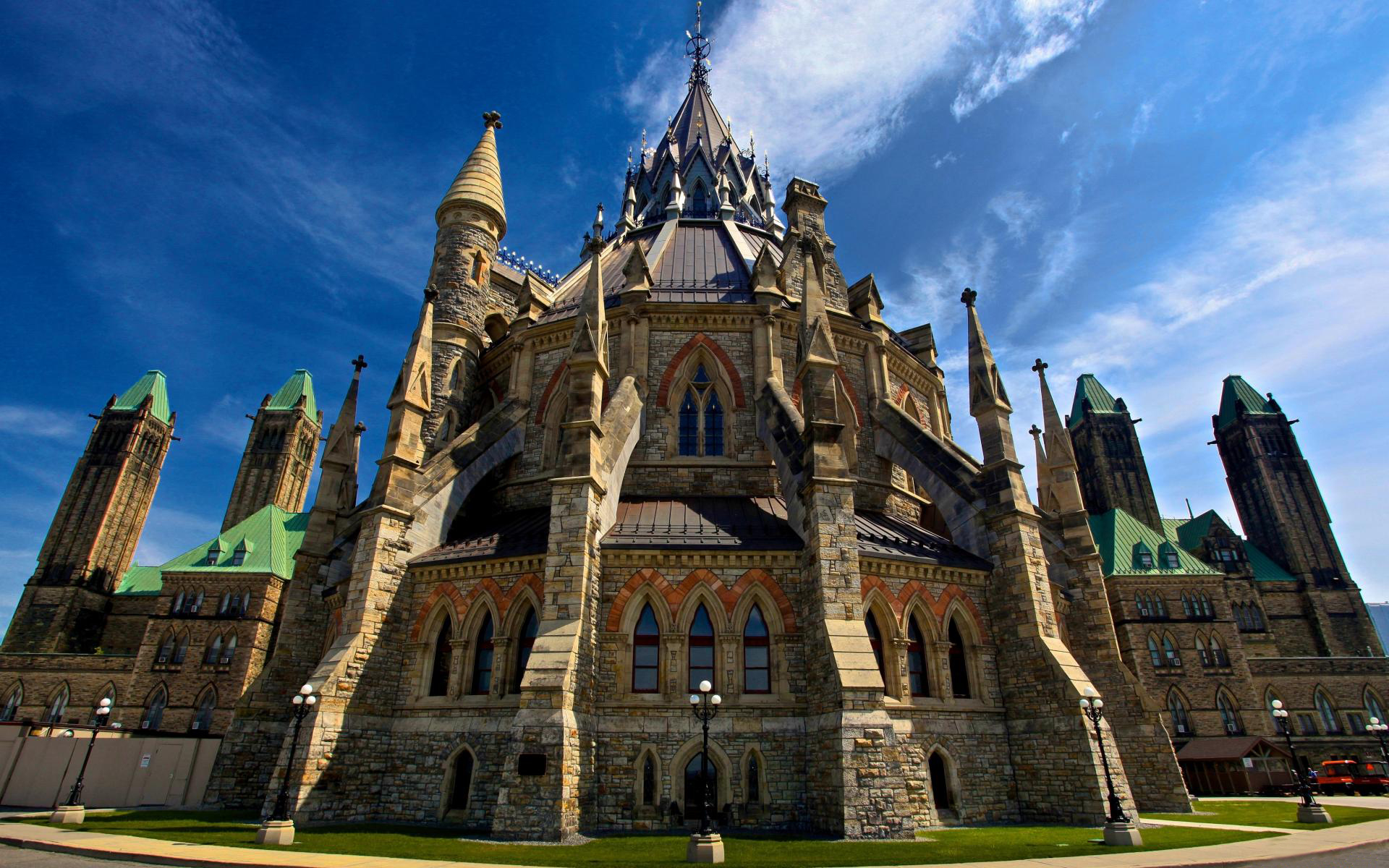 Library Of Parliament Canada Ottawa Ontario 1920x1200