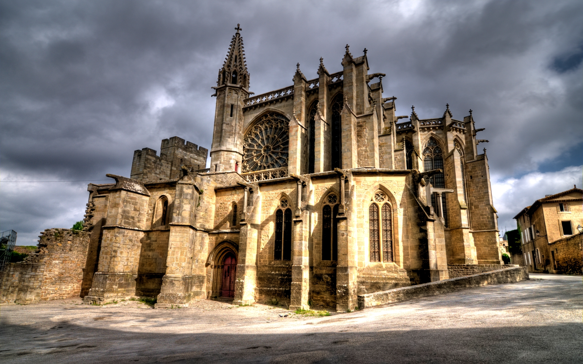 Religious Basilica Of St Nazaire And St Celse Carcassonne 1920x1200