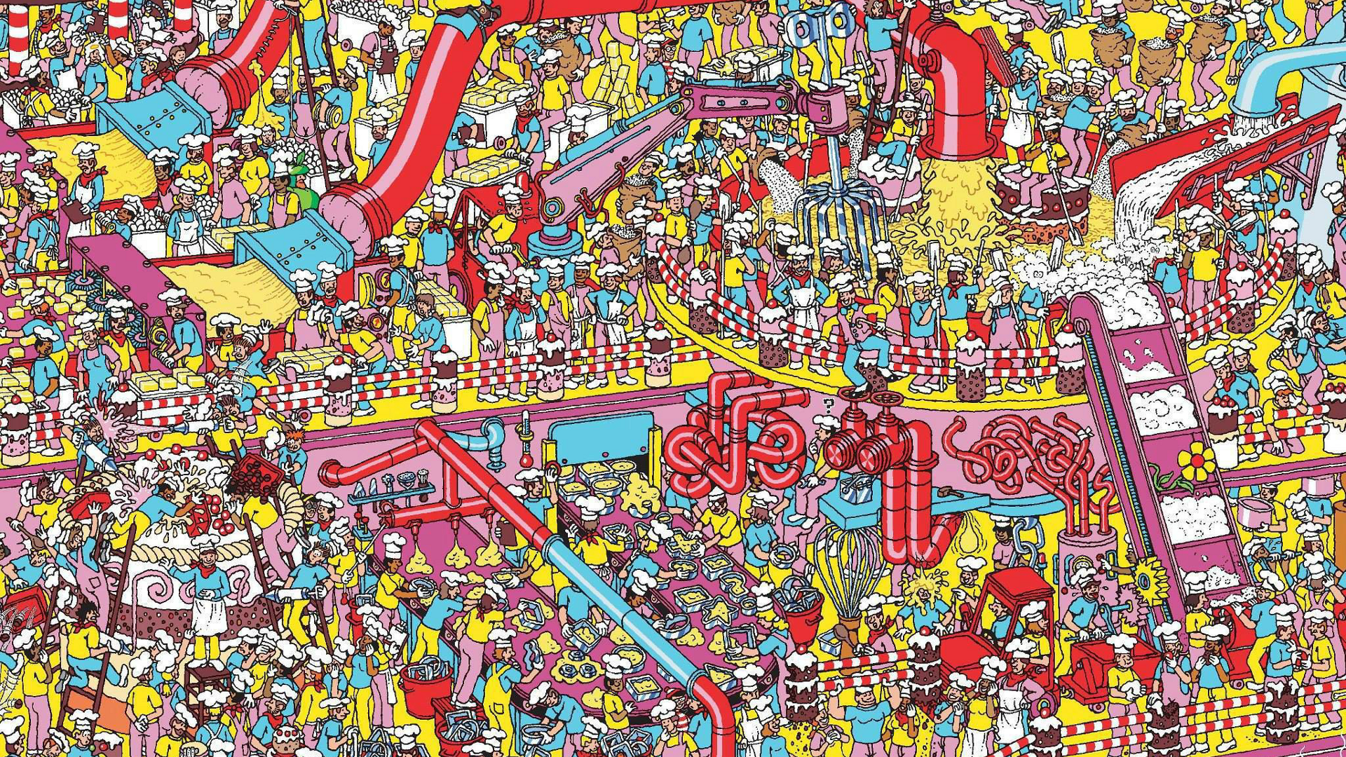 Waldo Puzzles Detailed Wheres Wally 1920x1080