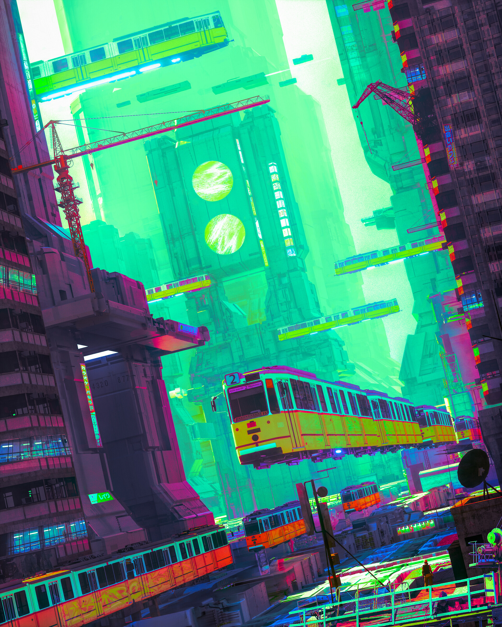 Science Fiction Futuristic City 1920x2400