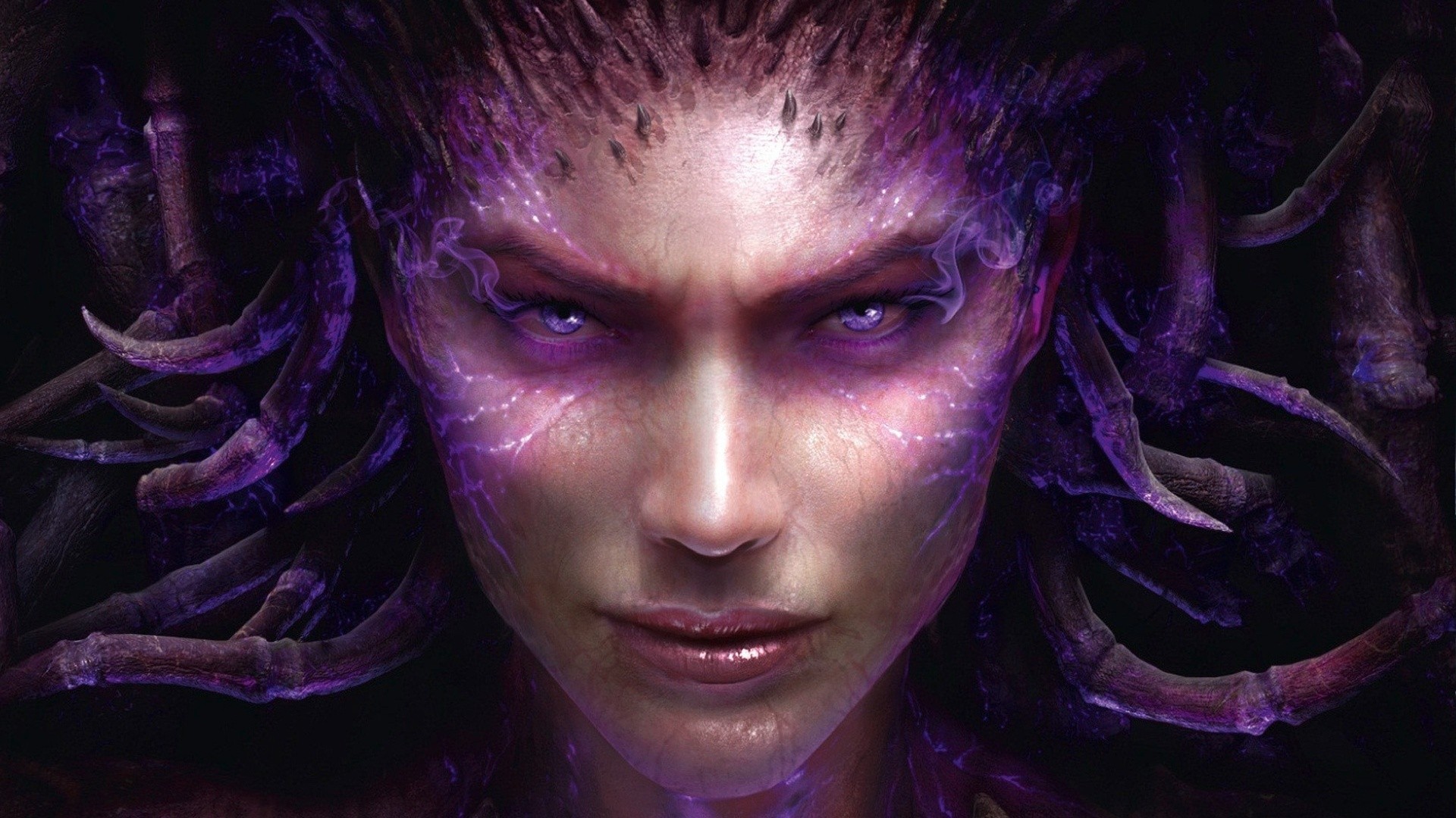 Starcraft Ii Sarah Kerrigan StarCraft Ii Heart Of The Swarm StarCraft Face Queen Of Blades Video Gam 1920x1080