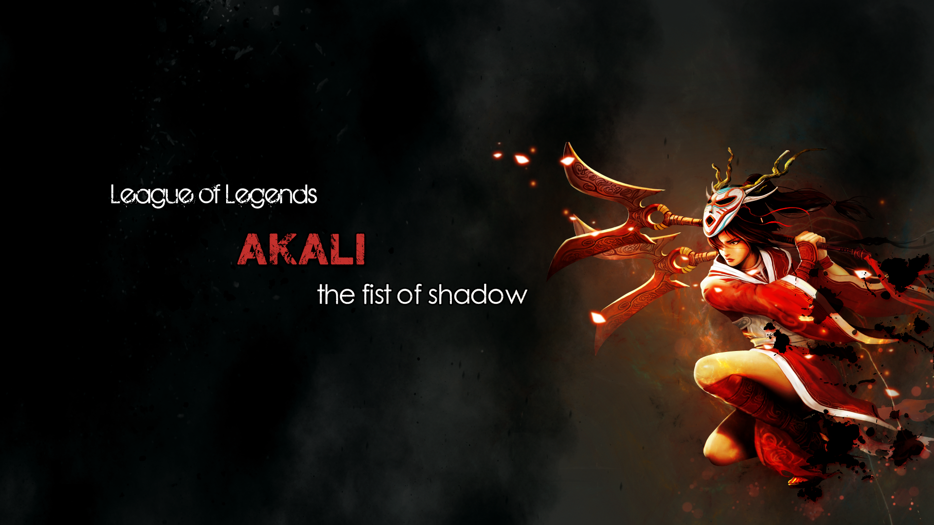 Video Games Akali League Of Legends 1920x1080