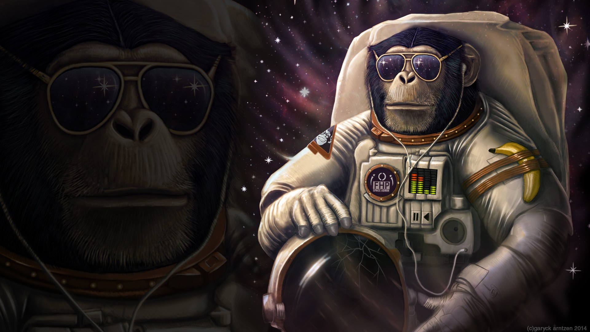 Monkey Space 2014 Year Artwork 1920x1080