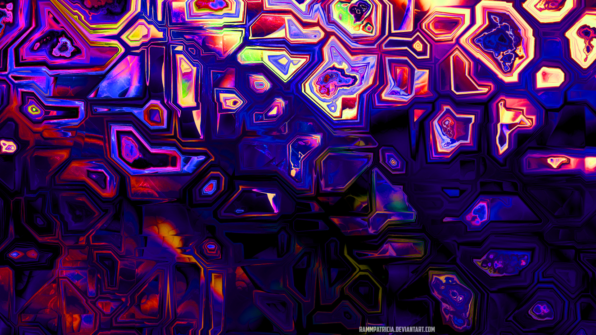 Abstract Colorful Digital Digital Art RammPatricia 1920x1080