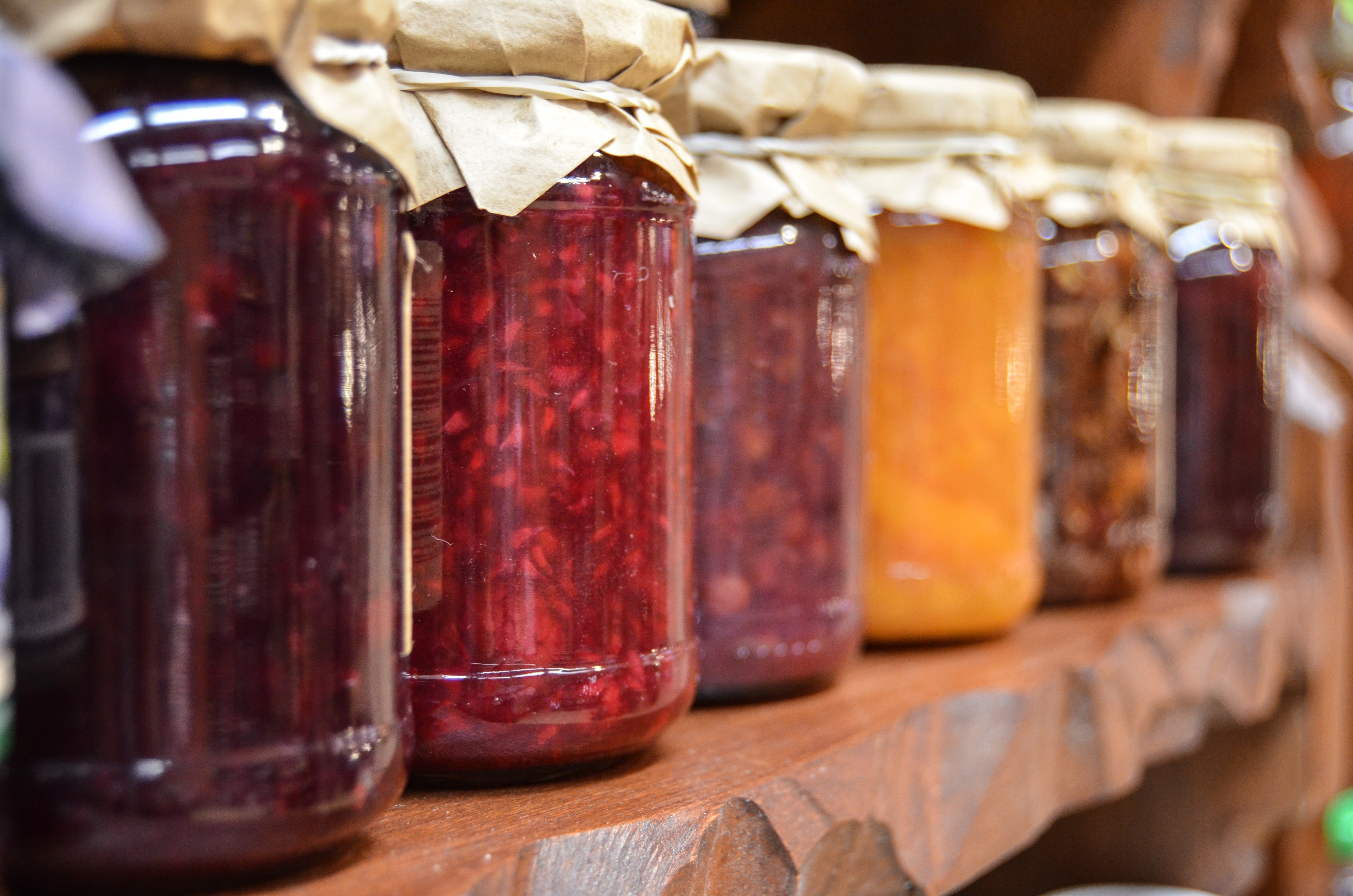 Jars Jam Food 4096x2712