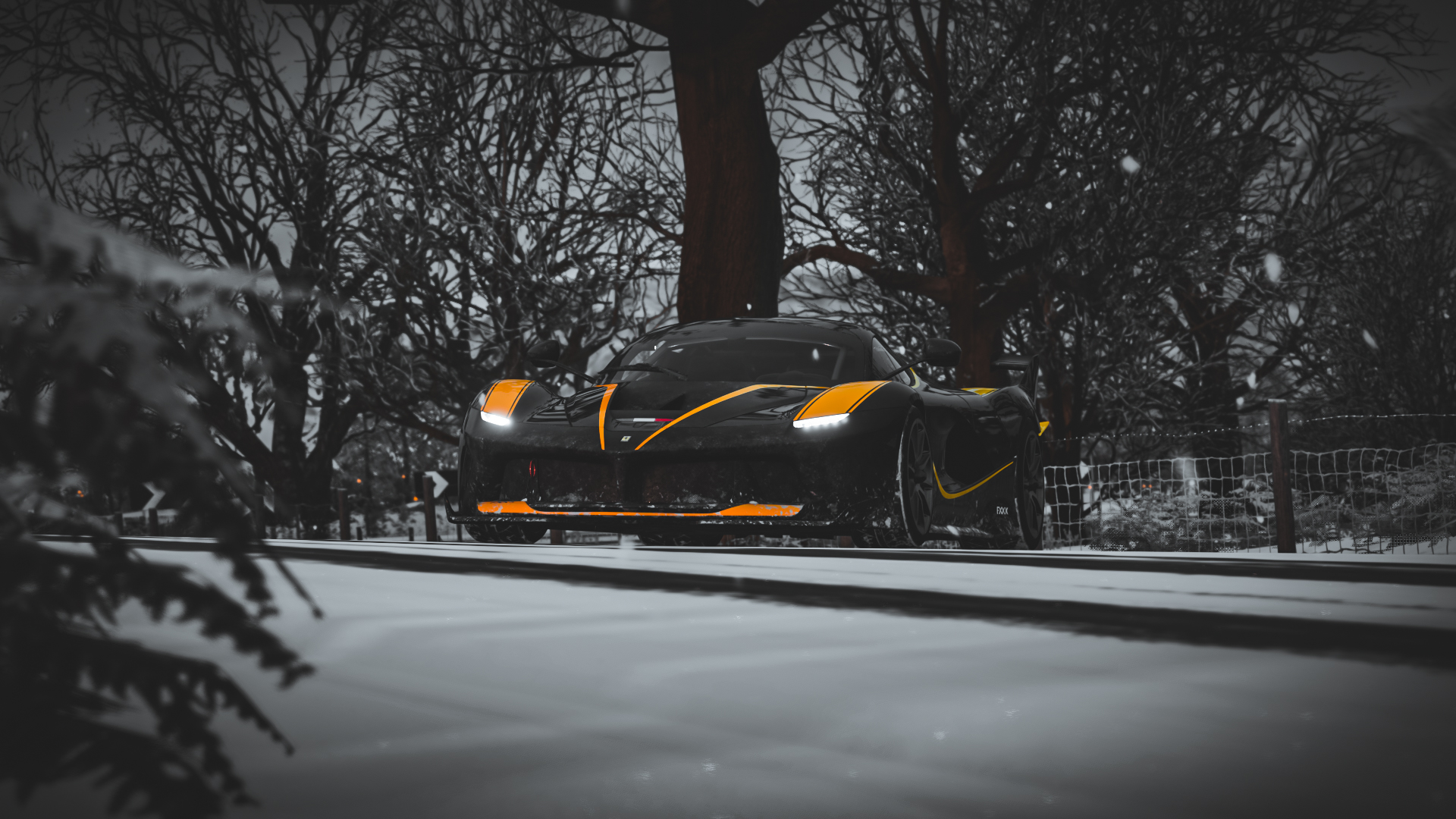 Ferrari FXX K Ferrari FXX Ferrari Car Forza Horizon 4 Video Games 1920x1080