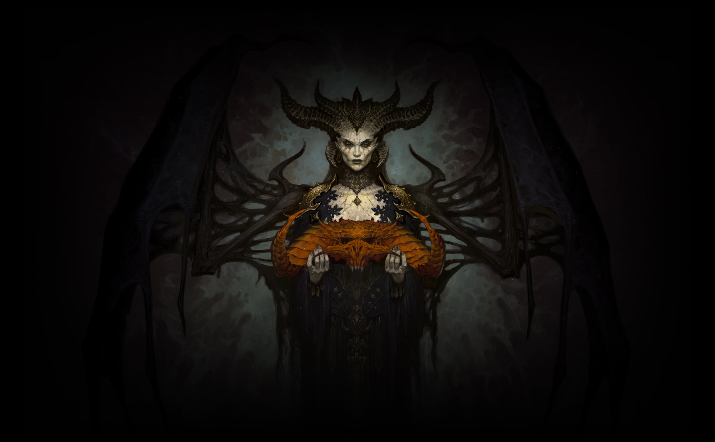 Diablo Iv Diablo Demon Lilith Diablo Artwork Digital Art Video Games Blizzard Entertainment Video Ga 2720x1680