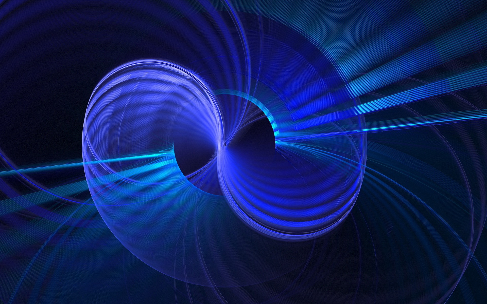 Blue Digital Art Futuristic 1920x1200