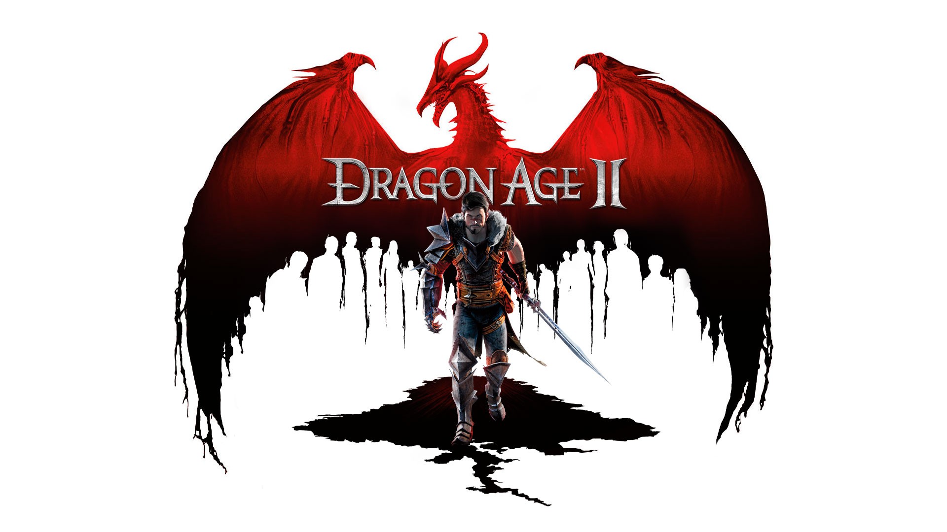 Dragon Age Ii Video Games PC Gaming Simple Background Video Game Art 1920x1080