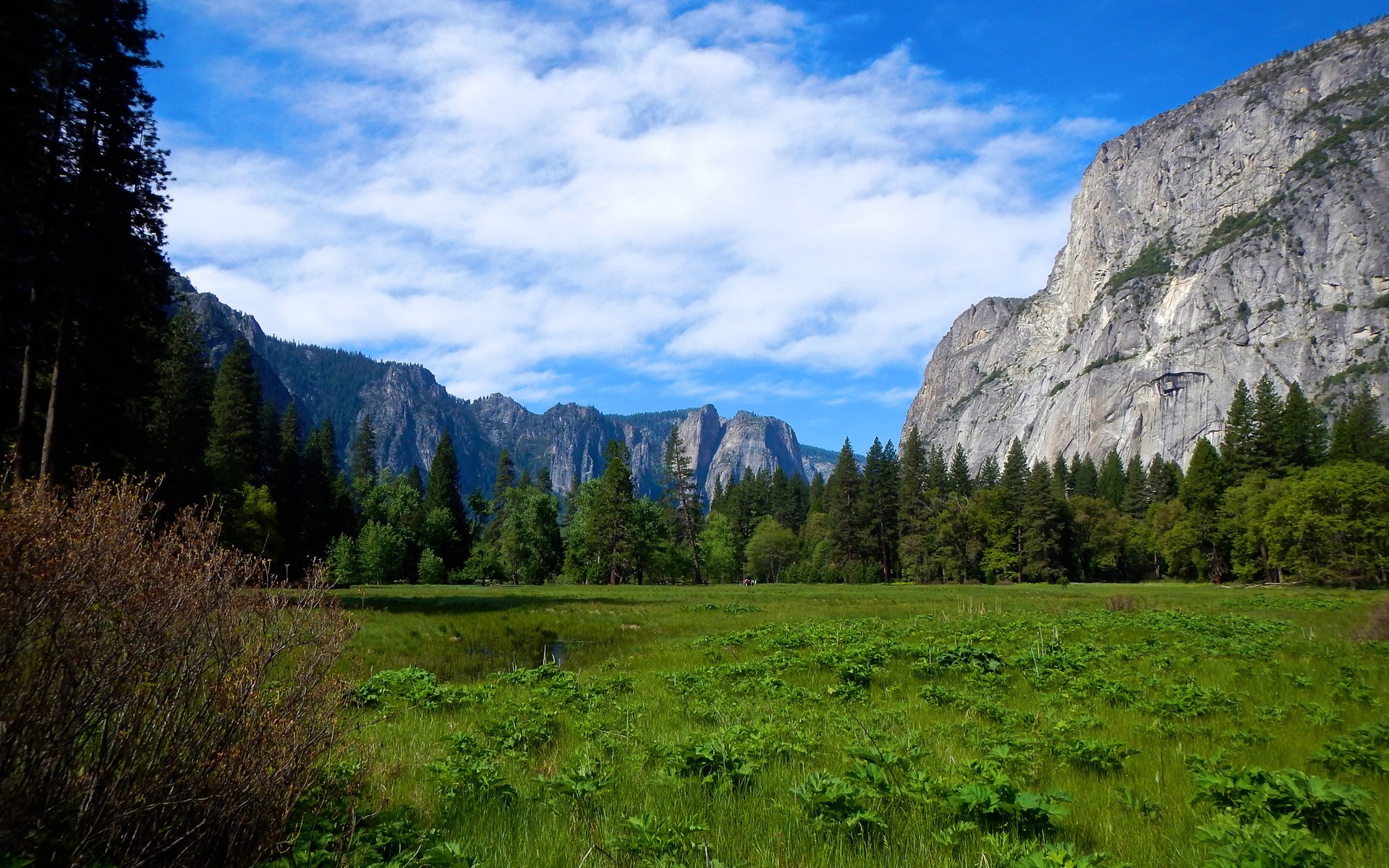Nature Landscape Yosemite National Park Yosemite Valley Cliff Mountains 1920x1200
