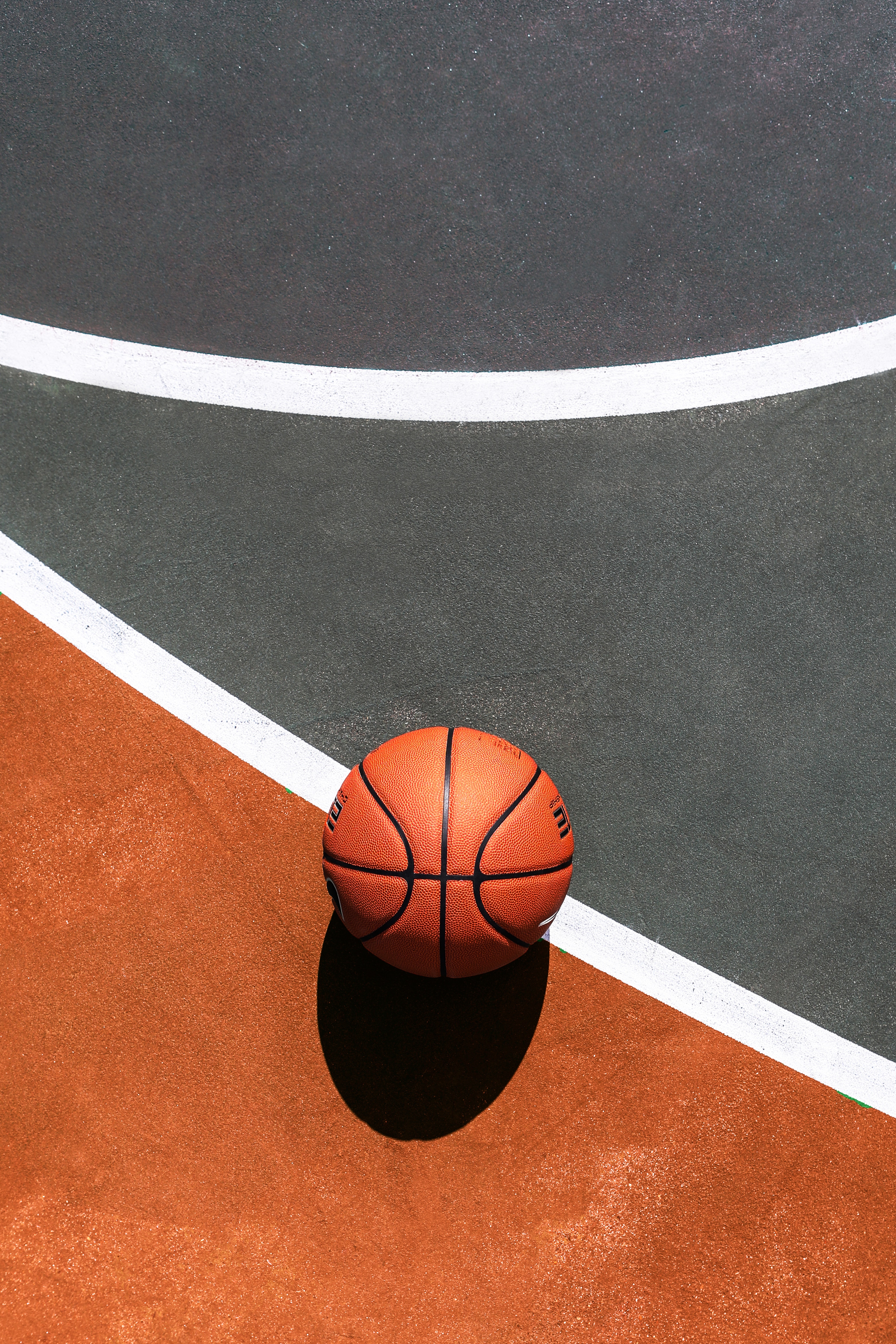 Basketball Basketball Court Sport Top View Balls 3130x4695