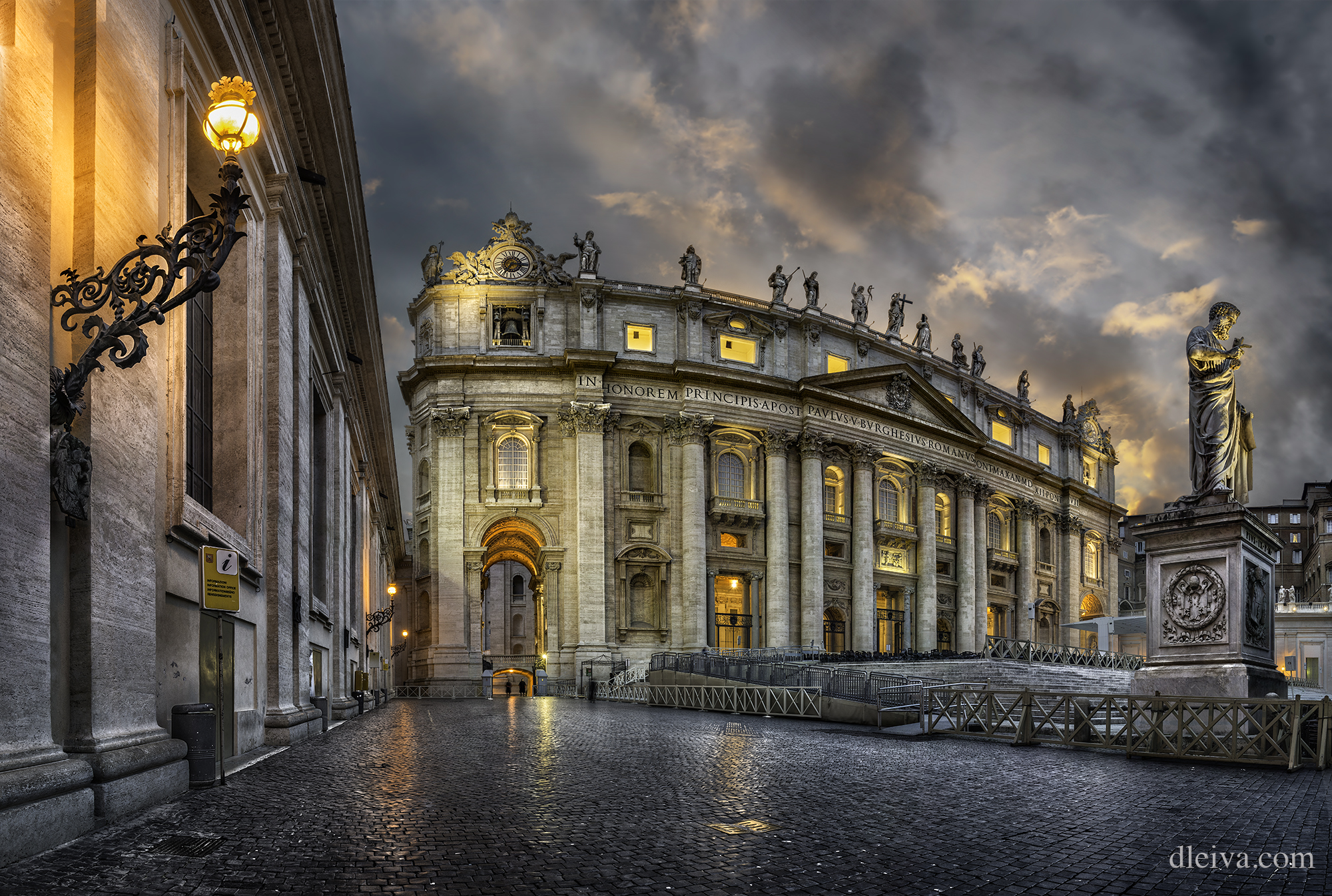 Man Made City Square Building Architecture St Peters Basilica Basilica 2000x1346
