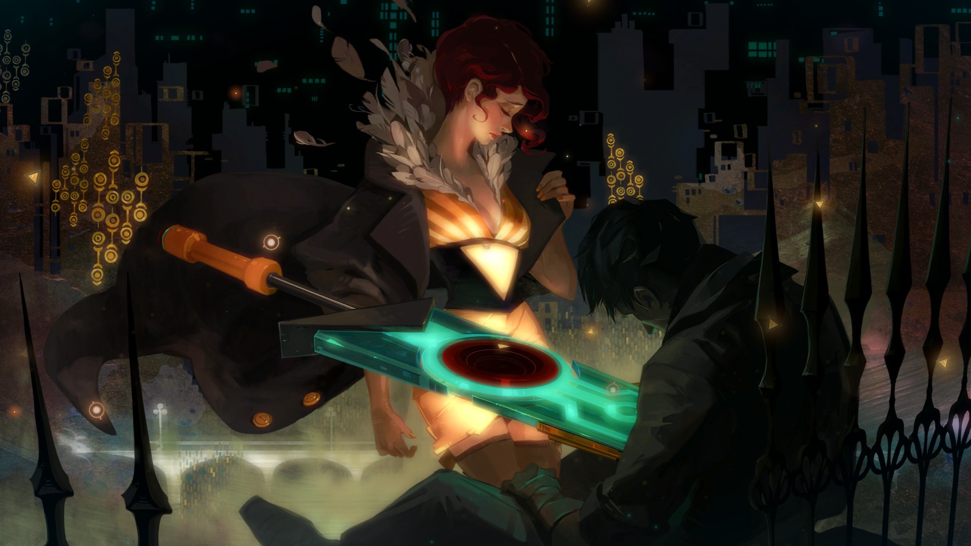 Video Games Transistor Women Artwork 1920x1080