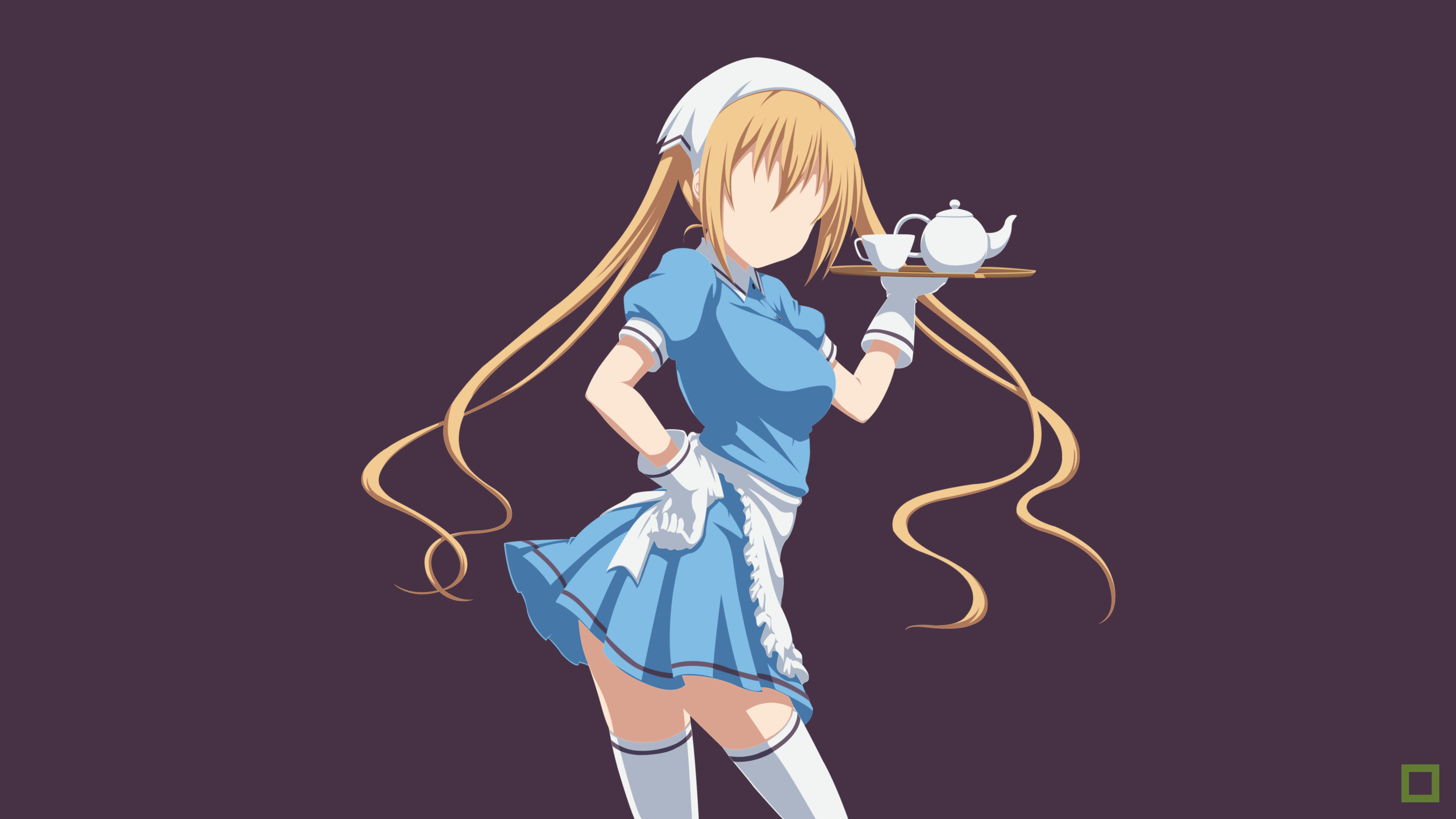 Blend S Hinata Kaho Minimalism Simple Background Tekmac 3840x2160