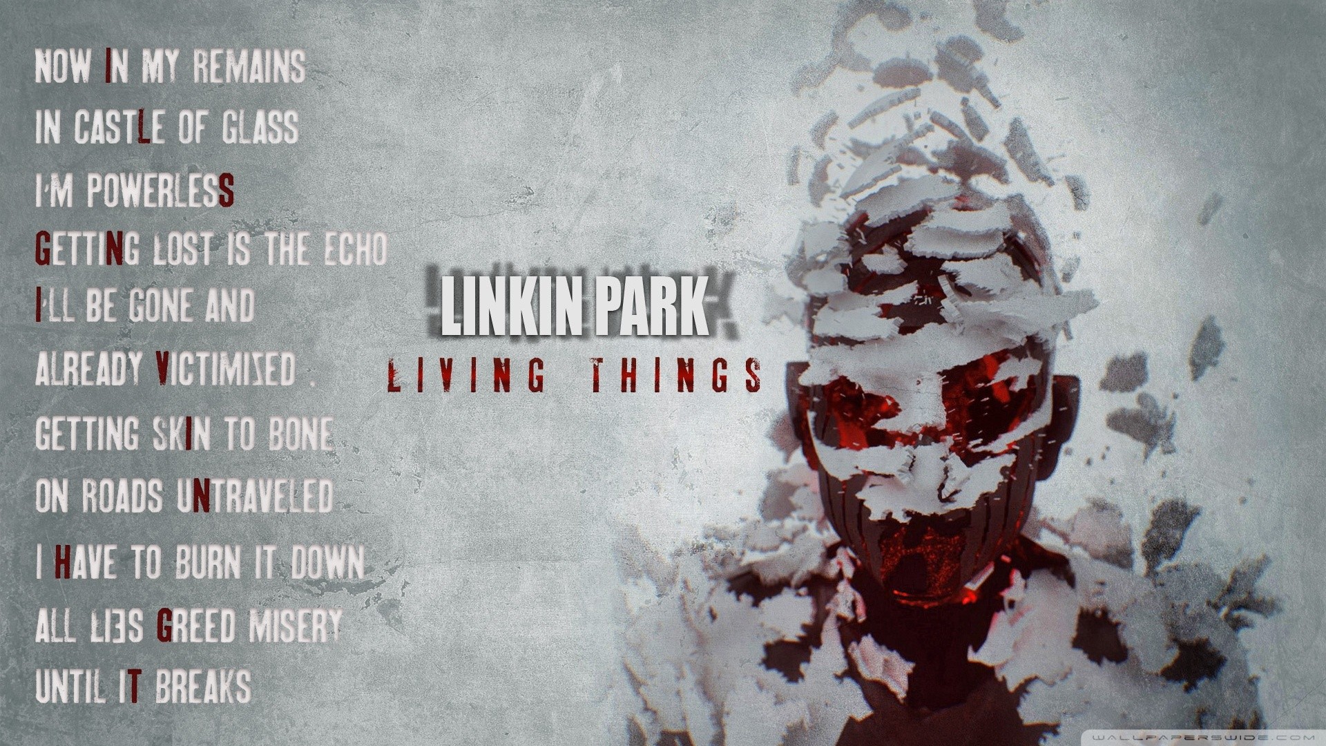 Linkin Park Artwork Typography 1920x1080