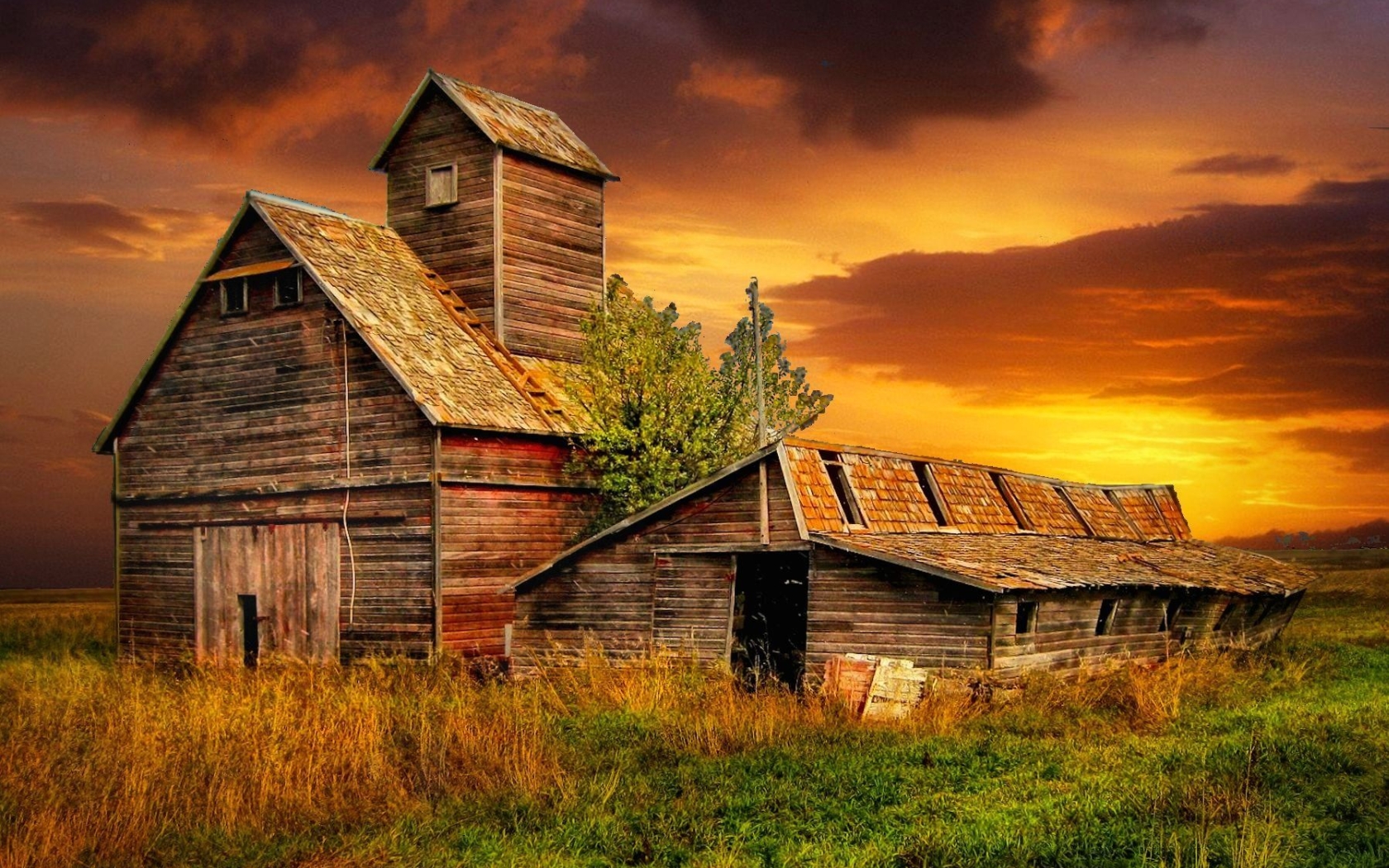 Man Made Barn 1680x1050