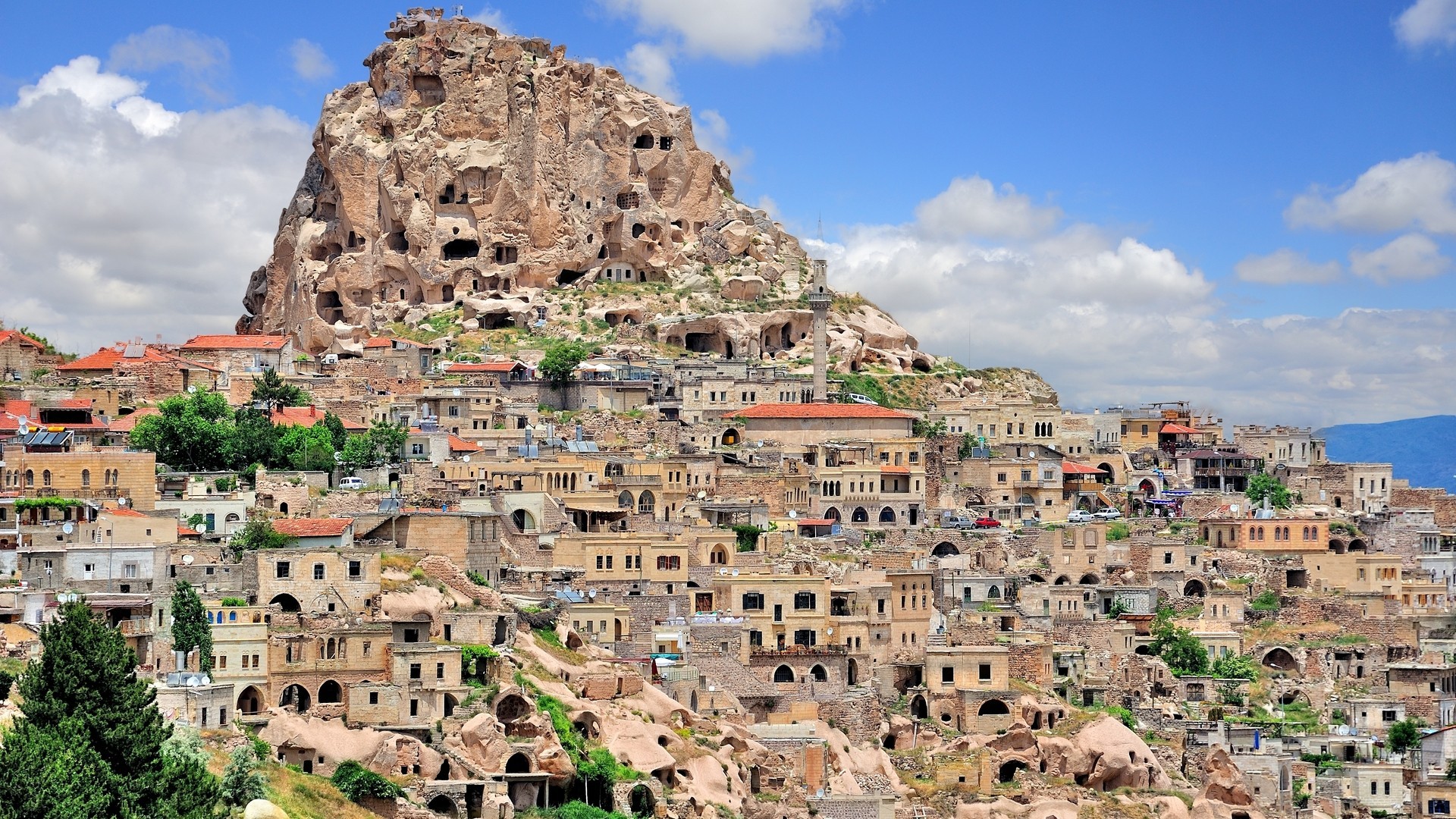 Cappadocia City Cityscape 1920x1080